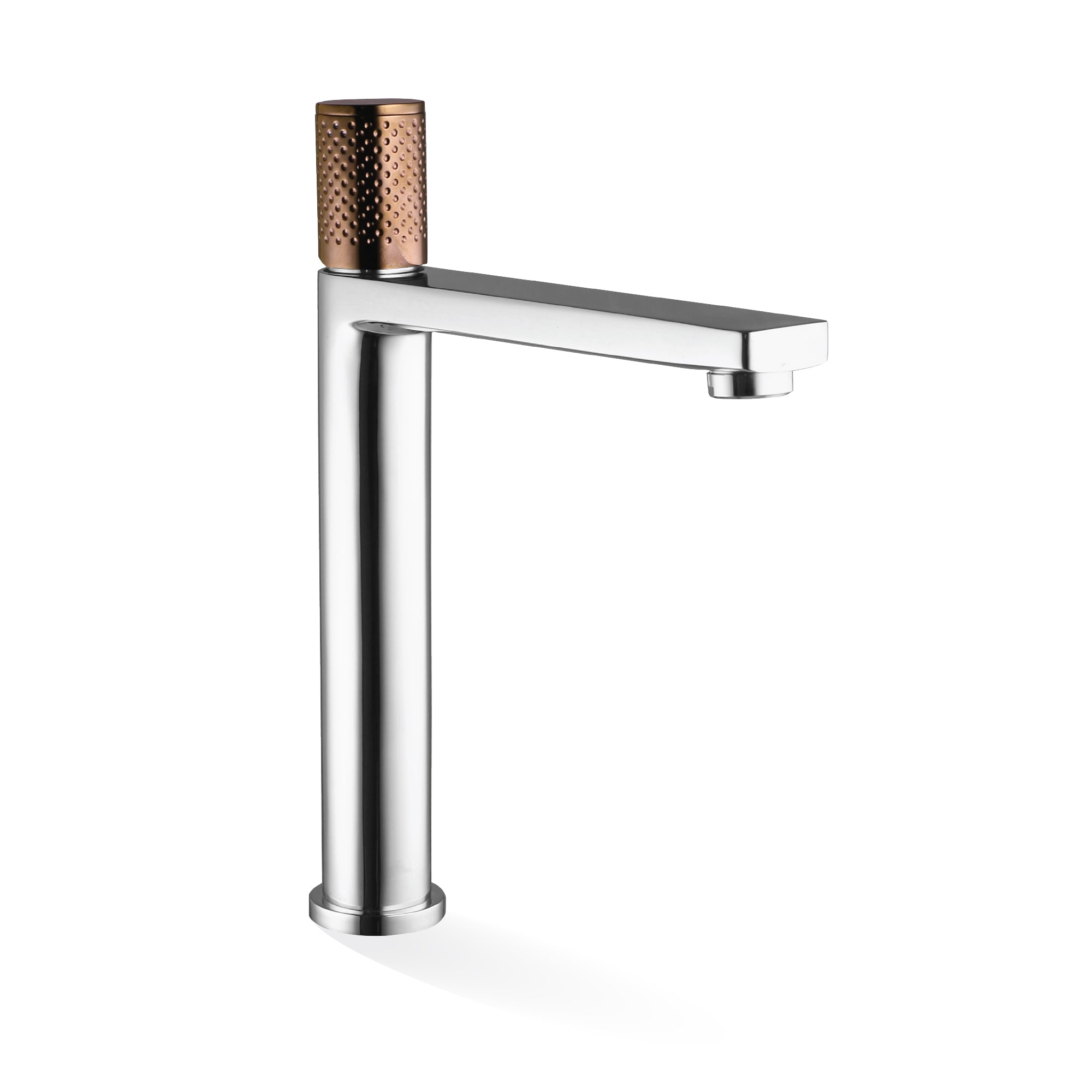 LINKWARE GABE HIGH RISE MIXER CHROME AND ROSE GOLD | Austpek Bathrooms