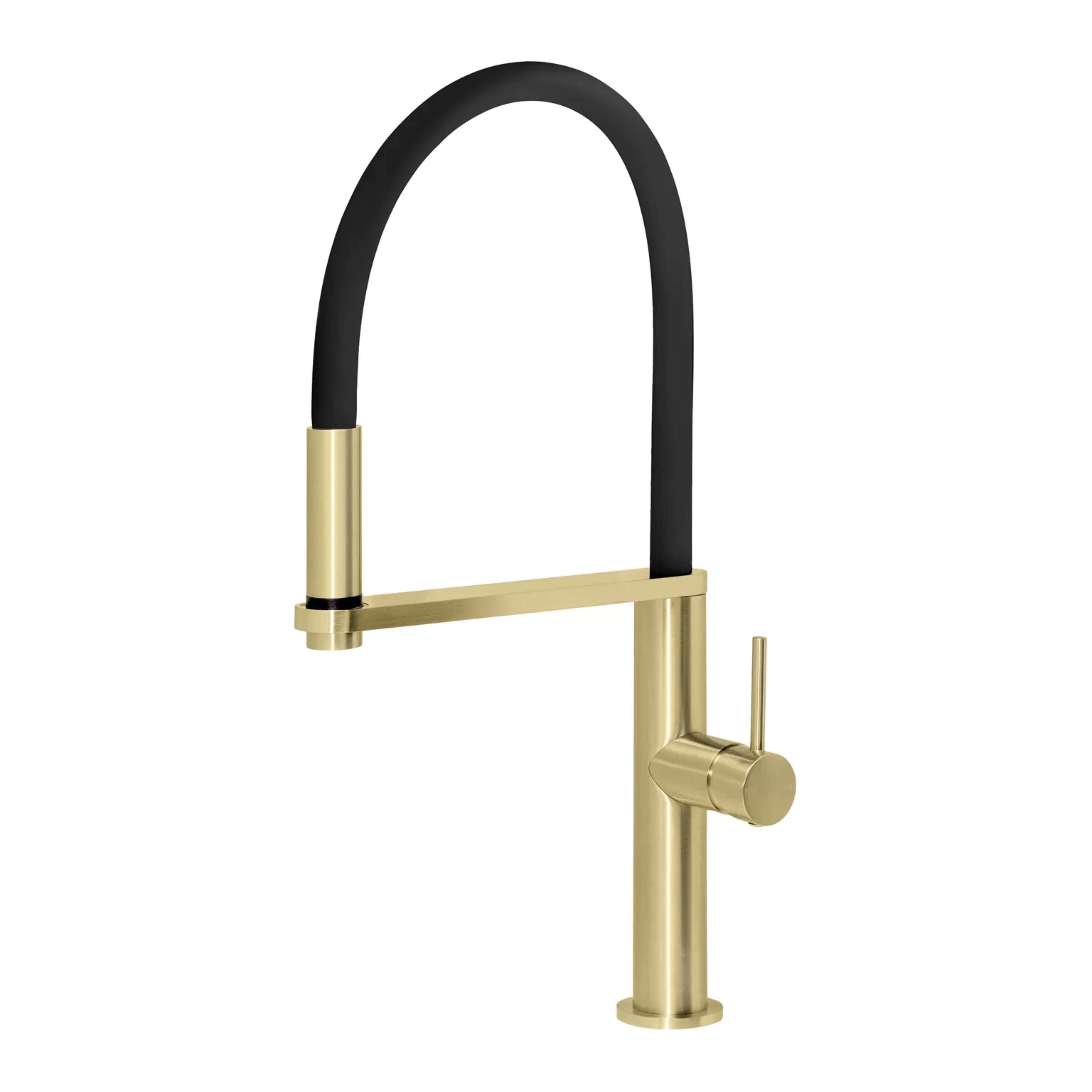 PHOENIX BLIX FLEXIBLE HOSE SINK MIXER 220MM BRUSHED GOLD