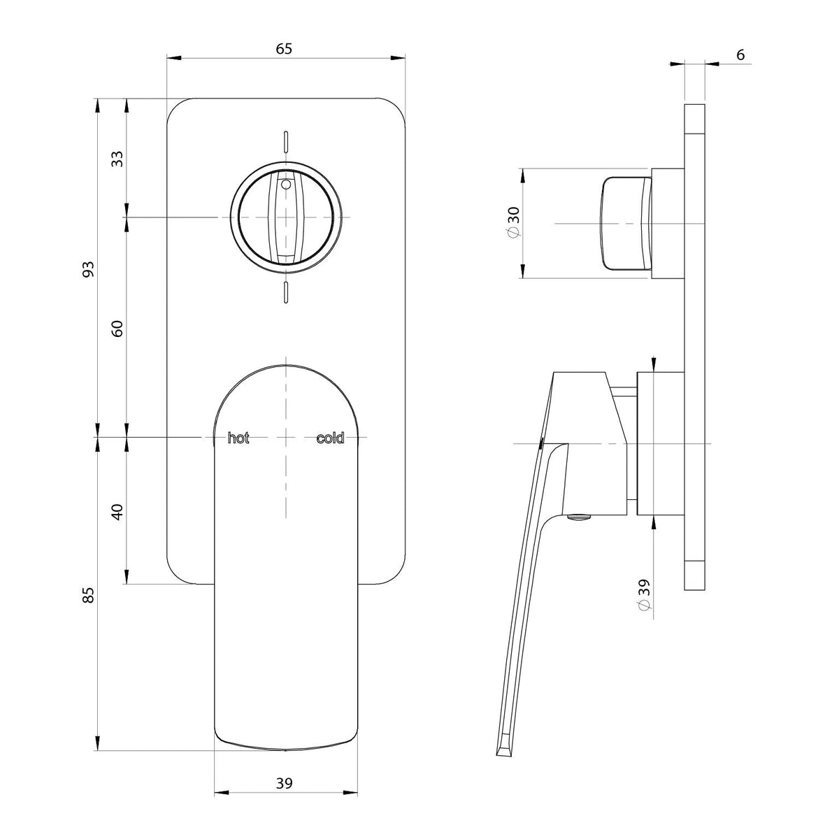 PHOENIX MEKKO SWITCHMIX SHOWER / BATH DIVERTER MIXER FIT-OFF AND ROUGH ...