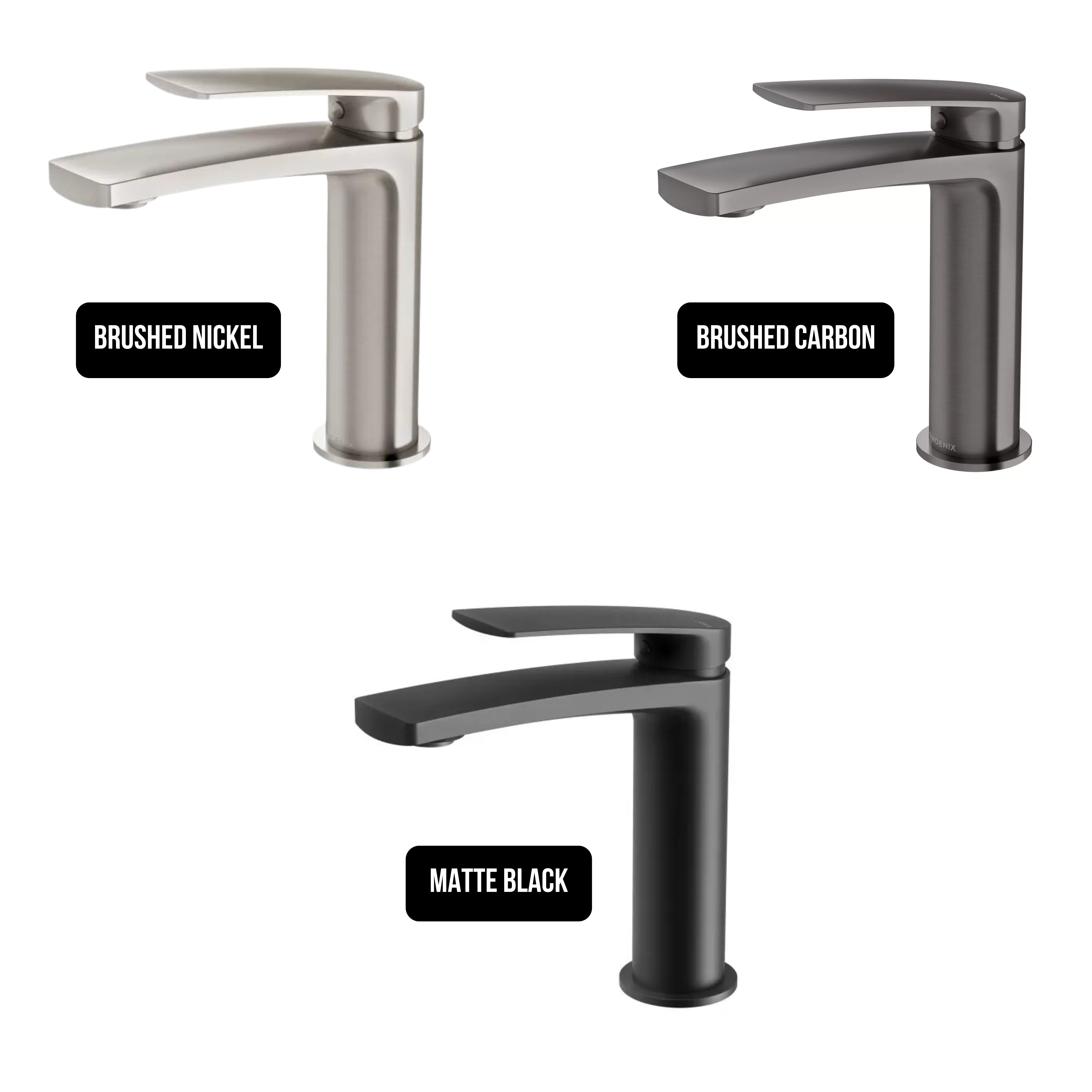 PHOENIX MEKKO BASIN MIXER BRUSHED NICKEL