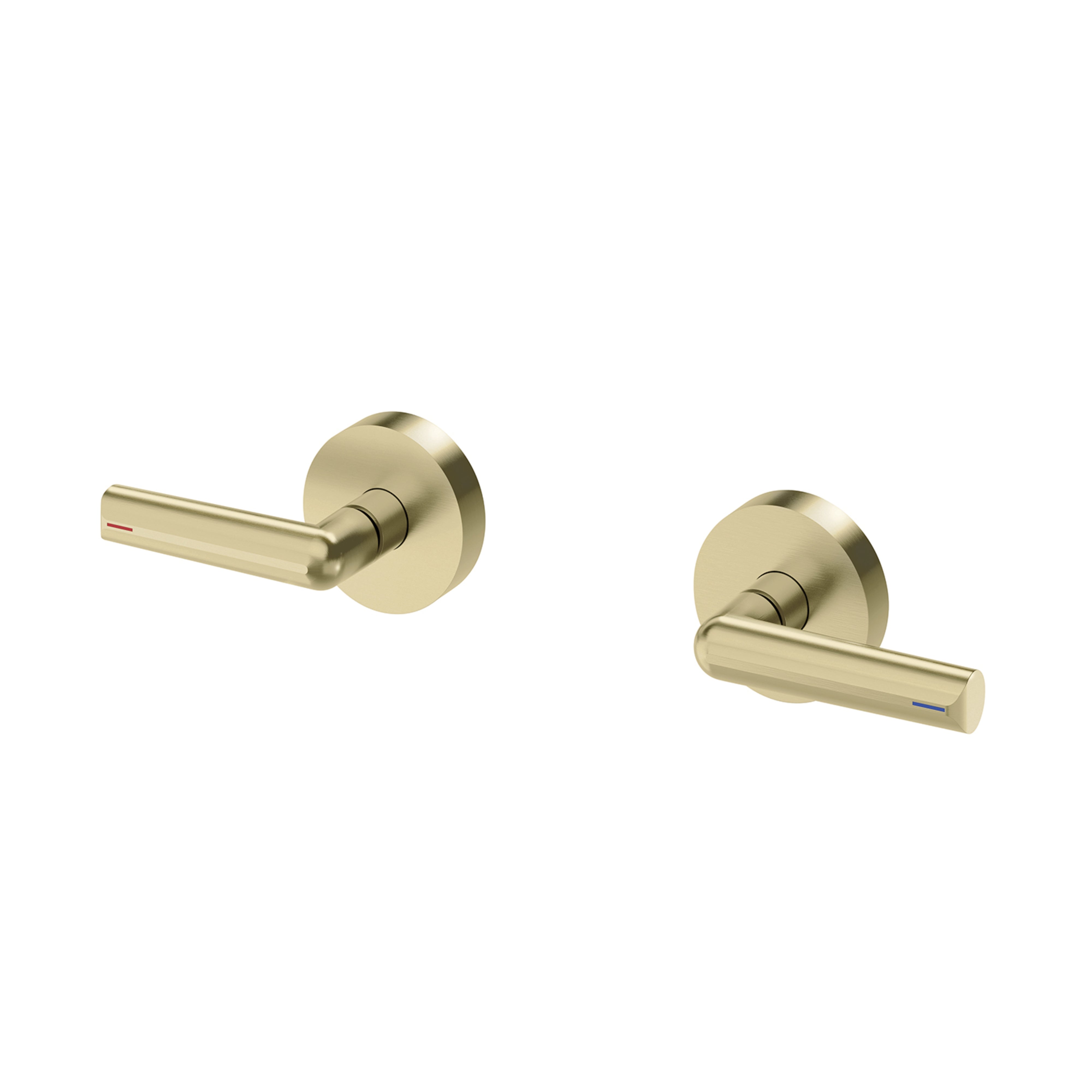 PHOENIX VIVID SLIMLINE PLUS LEVER WALL TOP ASSEMBLIES BRUSHED GOLD