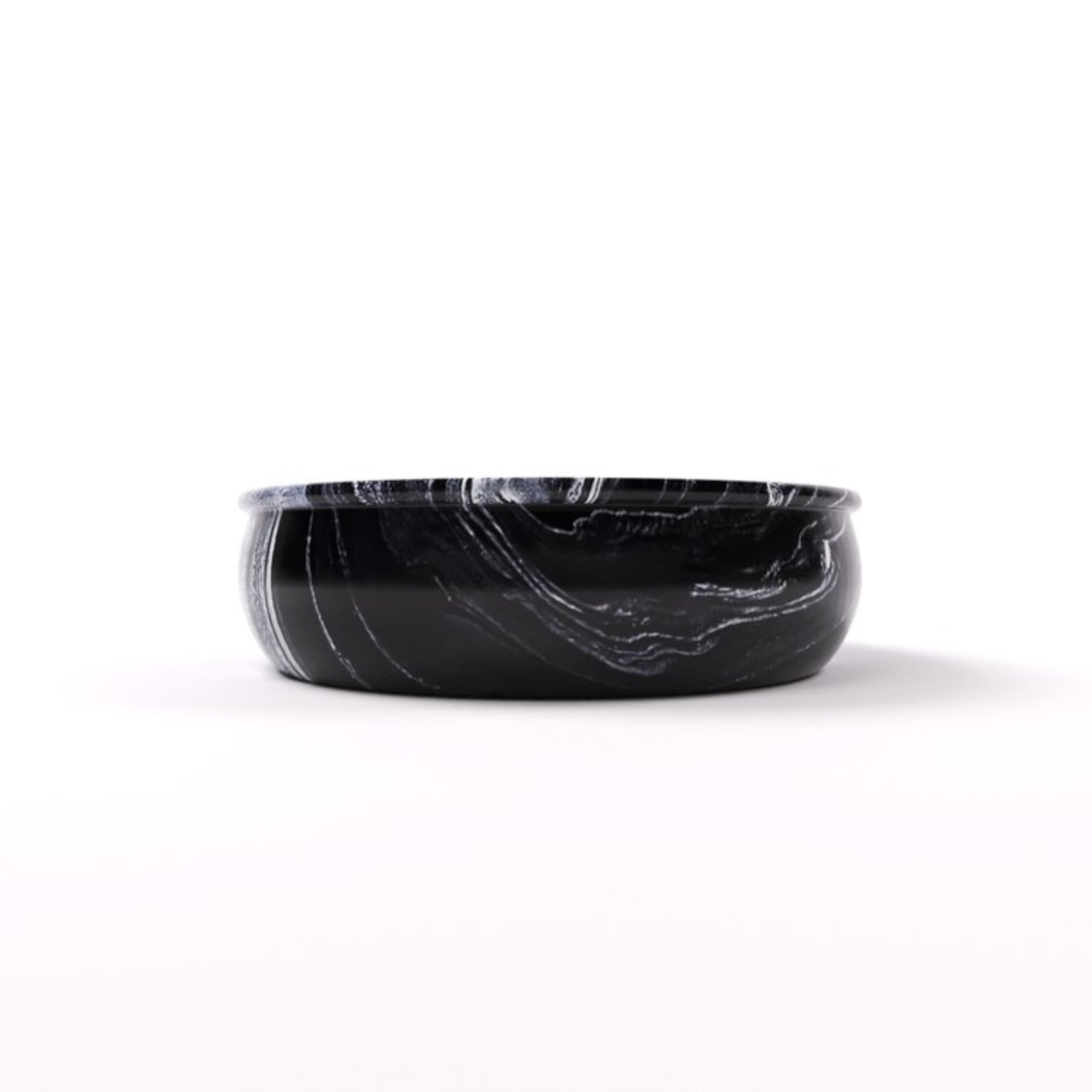 CARVUS VAN ROUND ABOVE COUNTER MARBLE BASIN BHAINSLANA BLACK 457MM