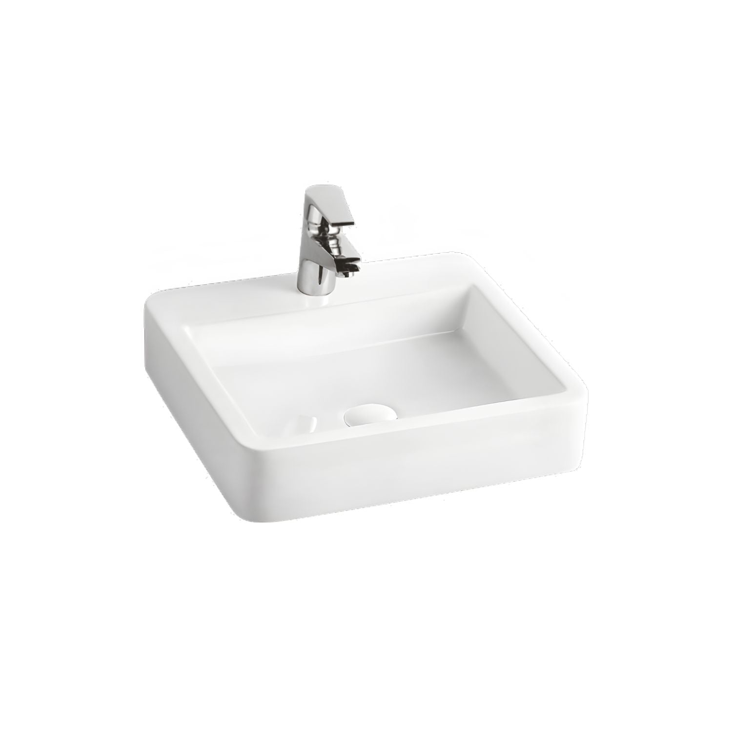 GARETH ASHTON POCO ABOVE COUNTER BASIN WHITE 460MM