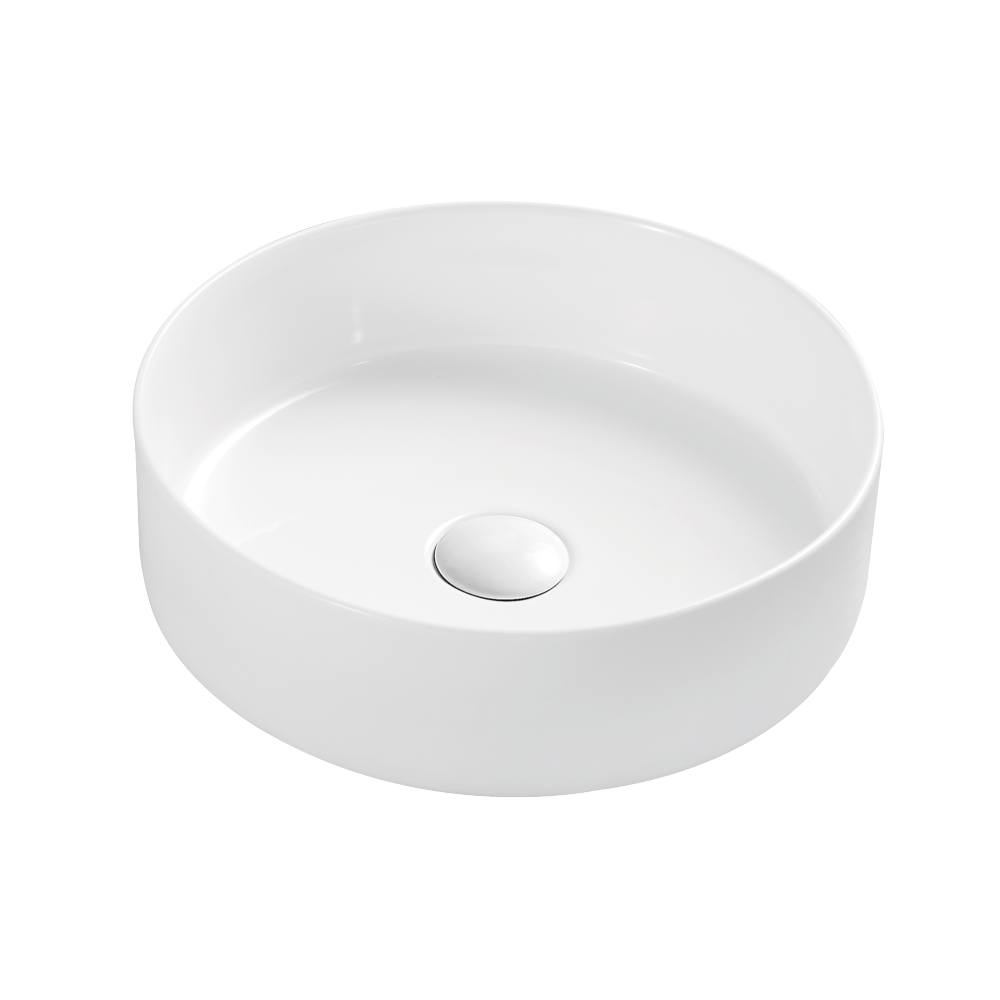 GARETH ASHTON POCO ABOVE COUNTER BASIN GLOSS WHITE 355MM