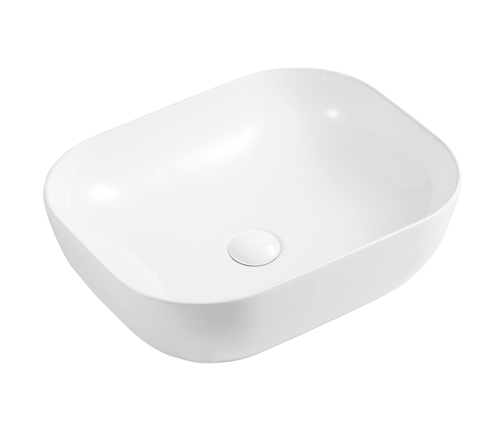 GARETH ASHTON POCO ABOVE COUNTER BASIN WHITE 490MM