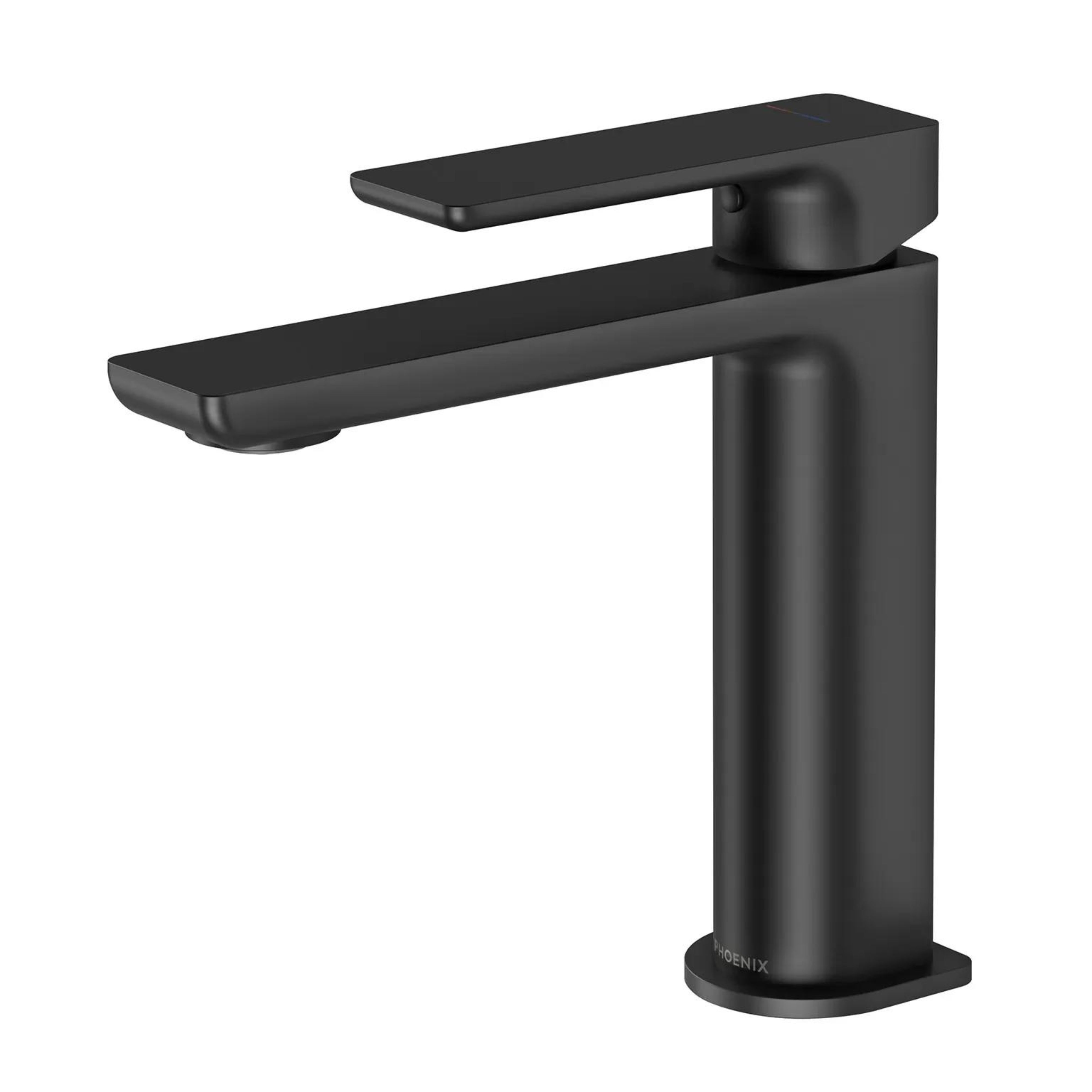 PHOENIX GLOSS MKII BASIN MIXER 165MM MATTE BLACK