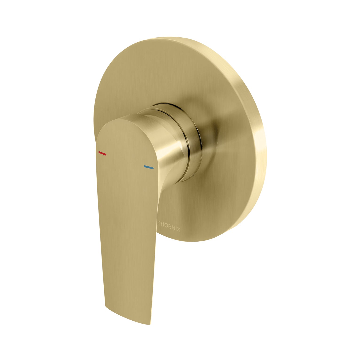 PHOENIX ARLO SHOWER AND WALL MIXER TRIM KIT ONLY BRUSHED GOLD