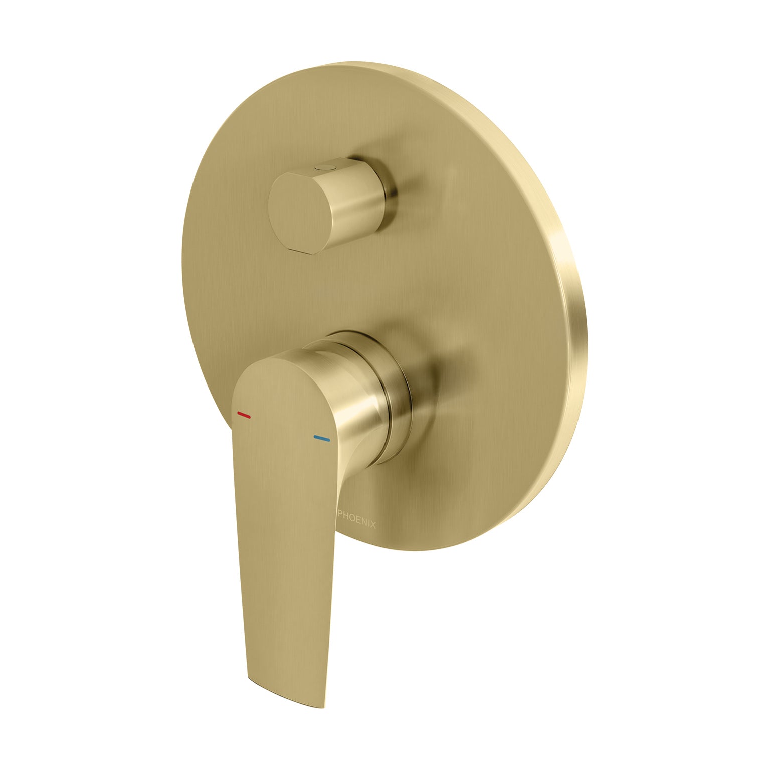 PHOENIX ARLO SHOWER AND BATH DIVERTER MIXER TRIM KIT ONLY BRUSHED GOLD