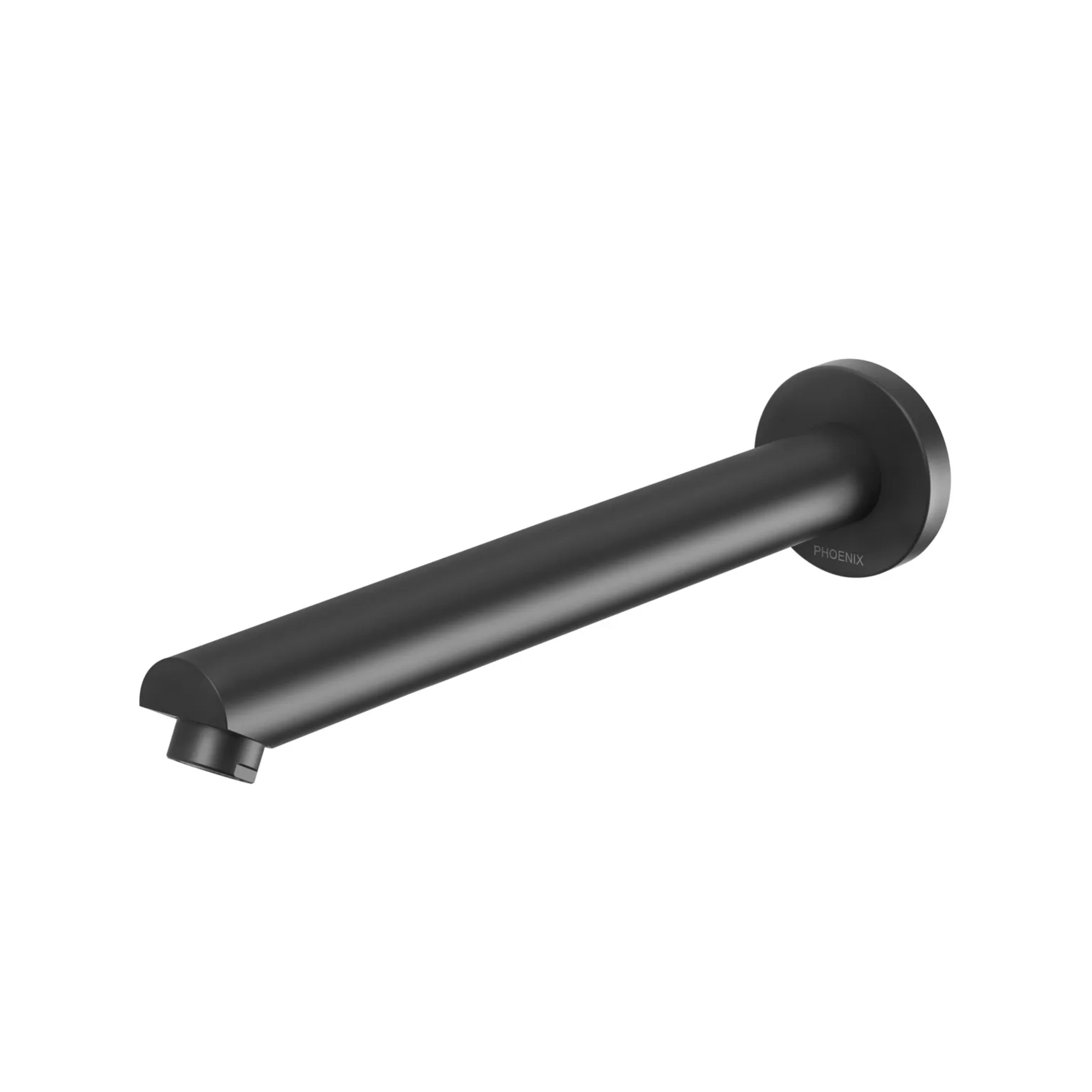 PHOENIX PINA WALL BATH OUTLET 250MM MATTE BLACK