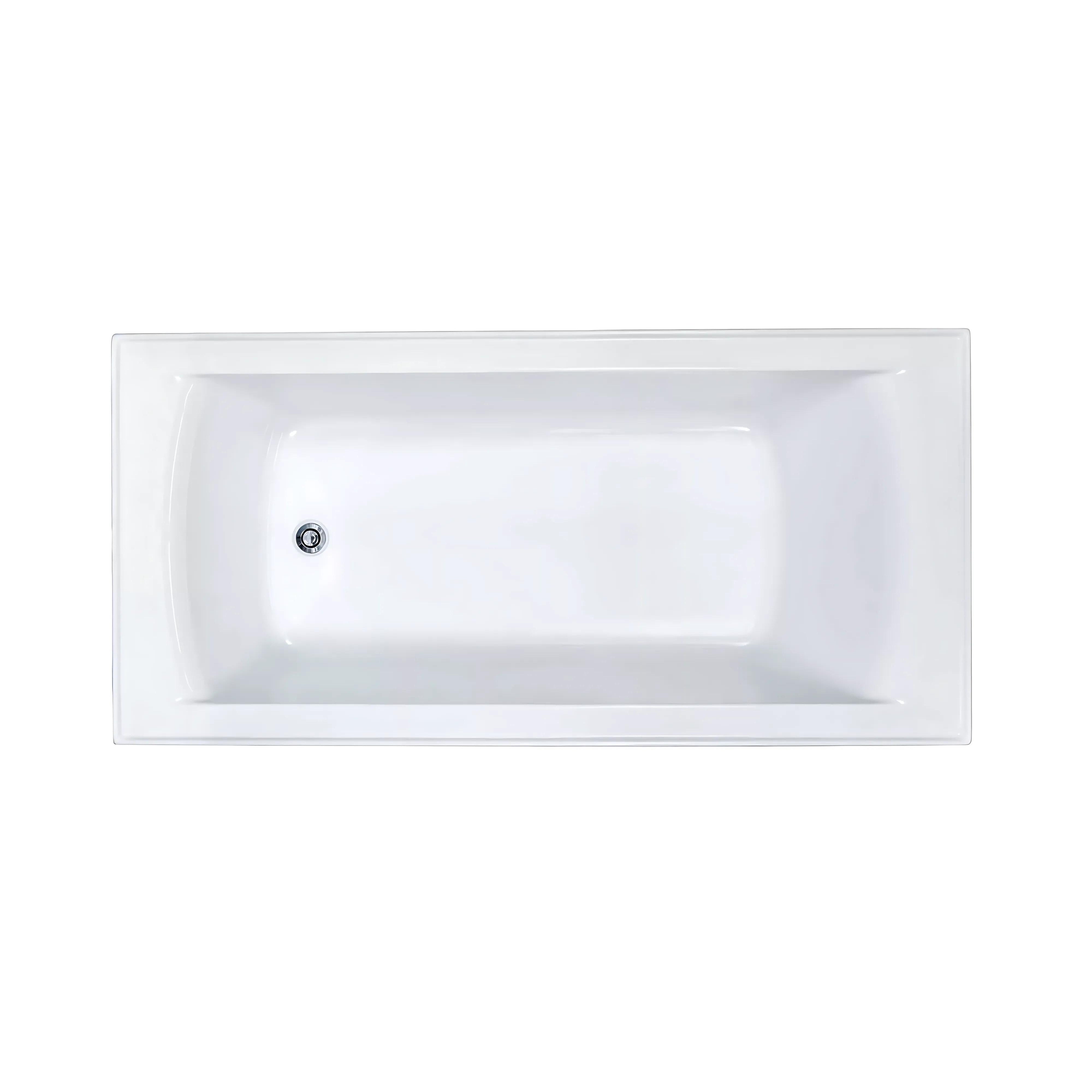 SEIMA SYROS 103 INSET BATHTUB WHITE (AVAILABLE IN 1525MM AND 1675MM)