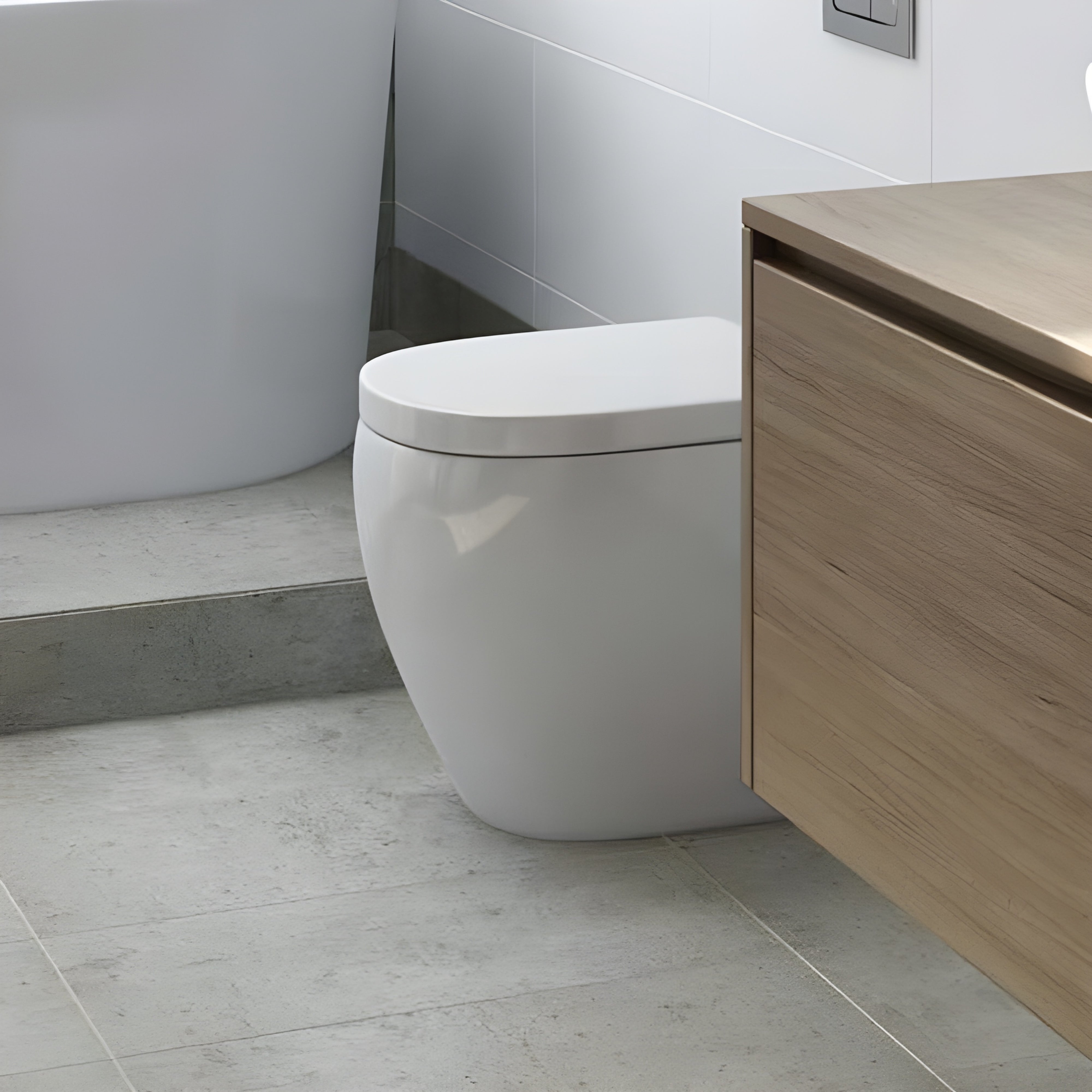 SEIMA ARKO RIMLESS WALL FACED TOILET MATTE WHITE