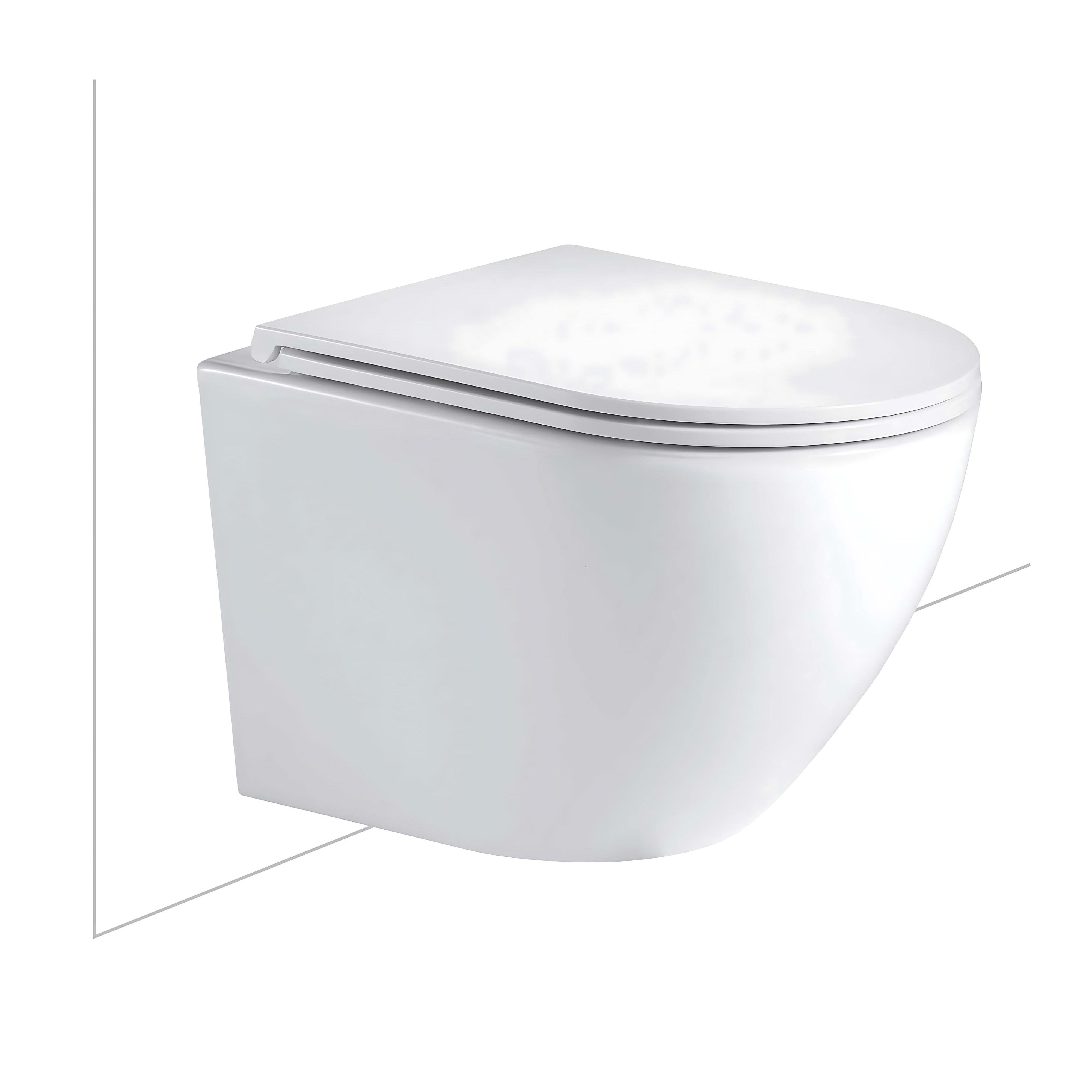 SEIMA ARKO RIMLESS WALL HUNG TOILET MATTE WHITE