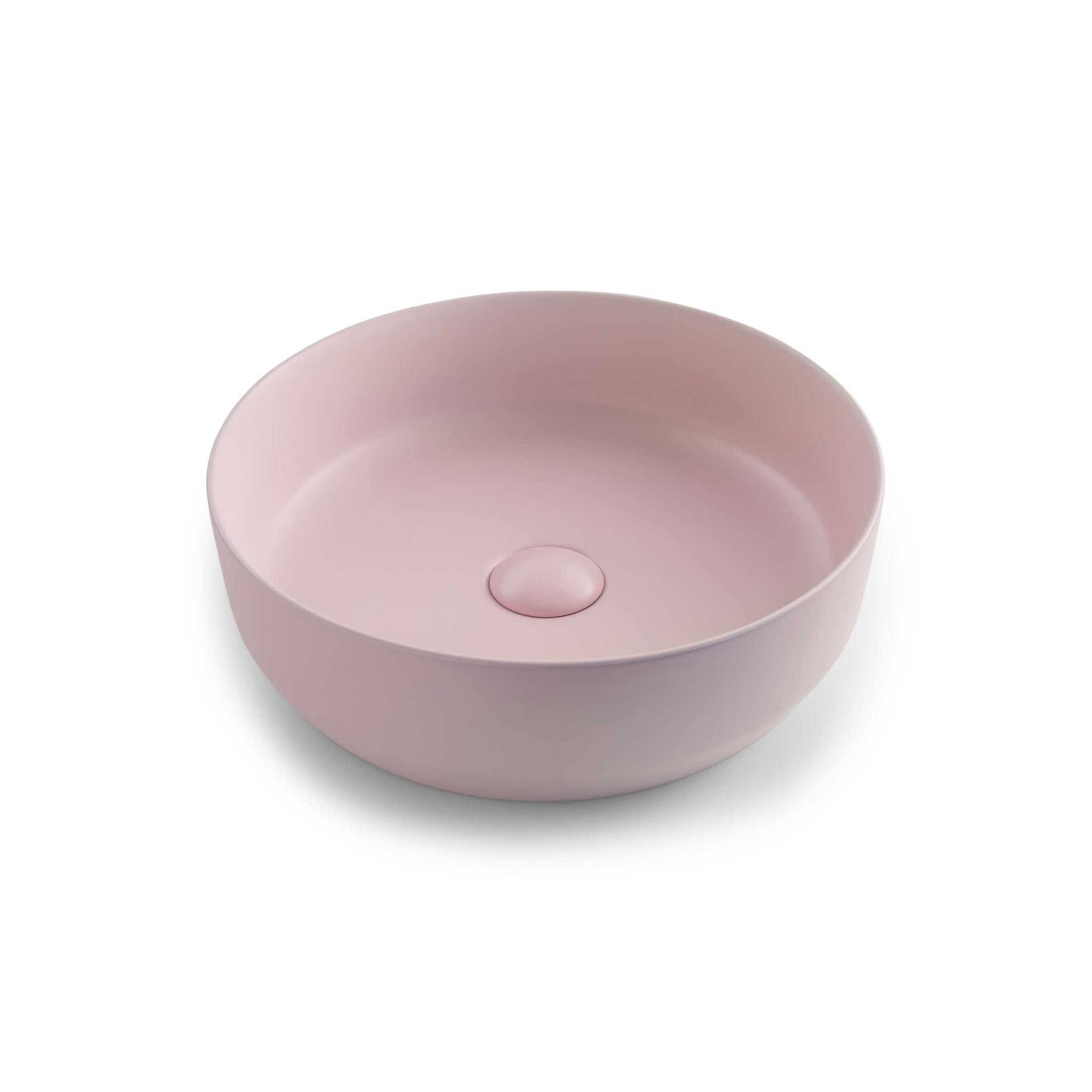 SEIMA AURORA 385 ABOVE COUNTER BASIN SILK MATTE ROSE QUARTZ 385MM