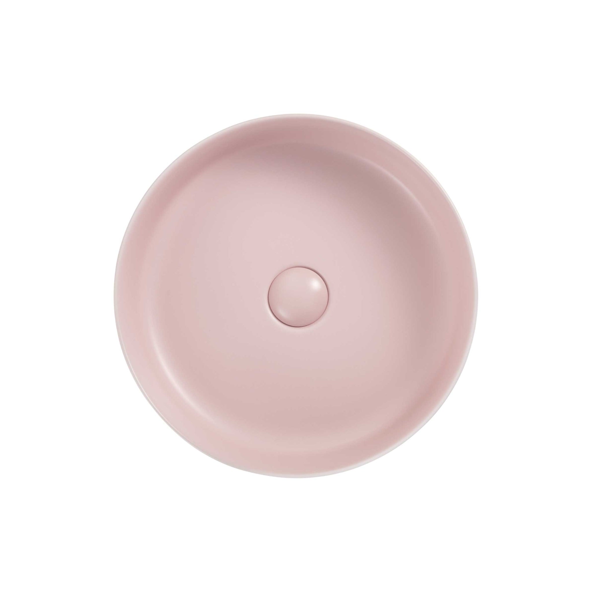 SEIMA AURORA 385 ABOVE COUNTER BASIN SILK MATTE ROSE QUARTZ 385MM