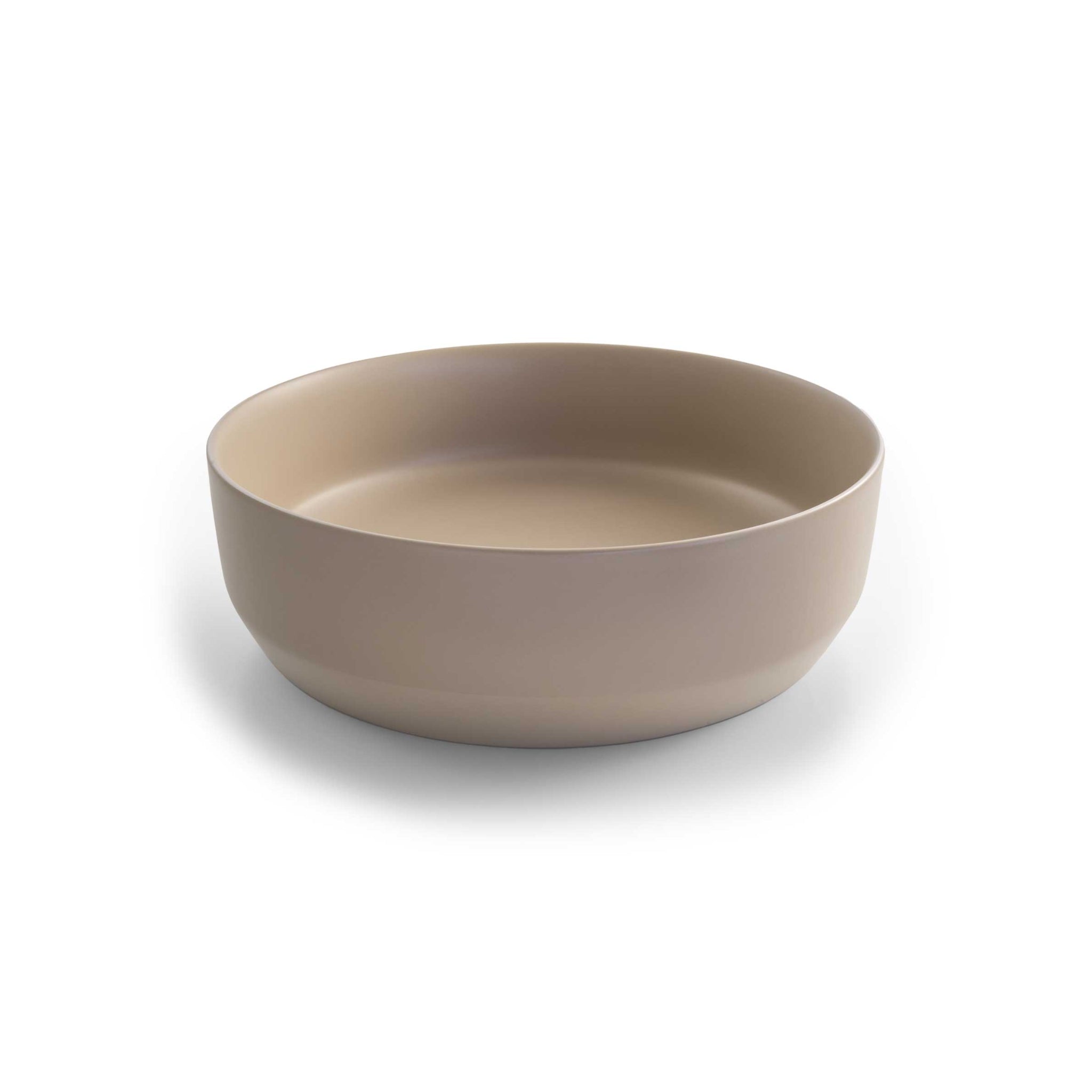 SEIMA AURORA 385 ABOVE COUNTER BASIN SILK MATTE SMOKY TAUPE 385MM