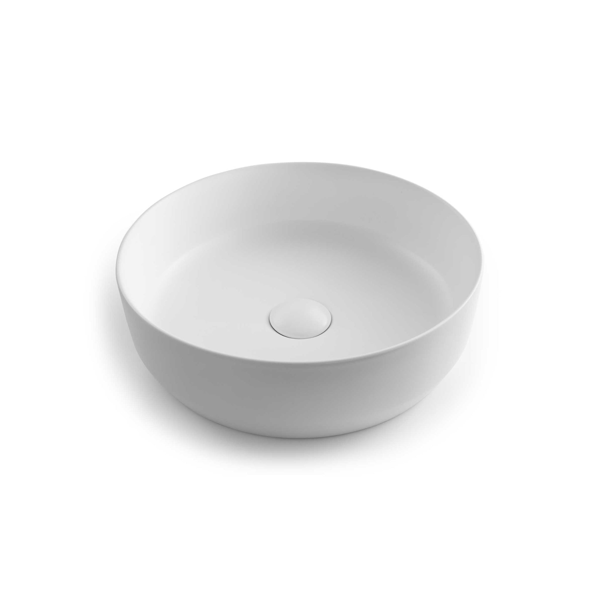 SEIMA AURORA 385 ABOVE COUNTER BASIN SILK MATTE WHITE 385MM