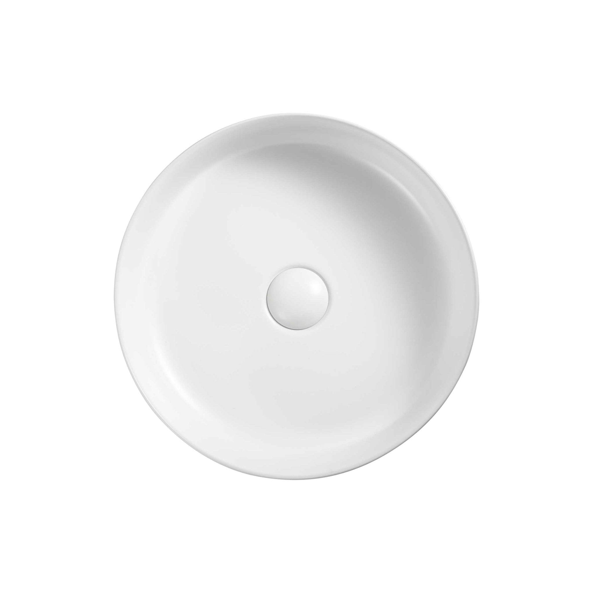 SEIMA AURORA 385 ABOVE COUNTER BASIN SILK MATTE WHITE 385MM