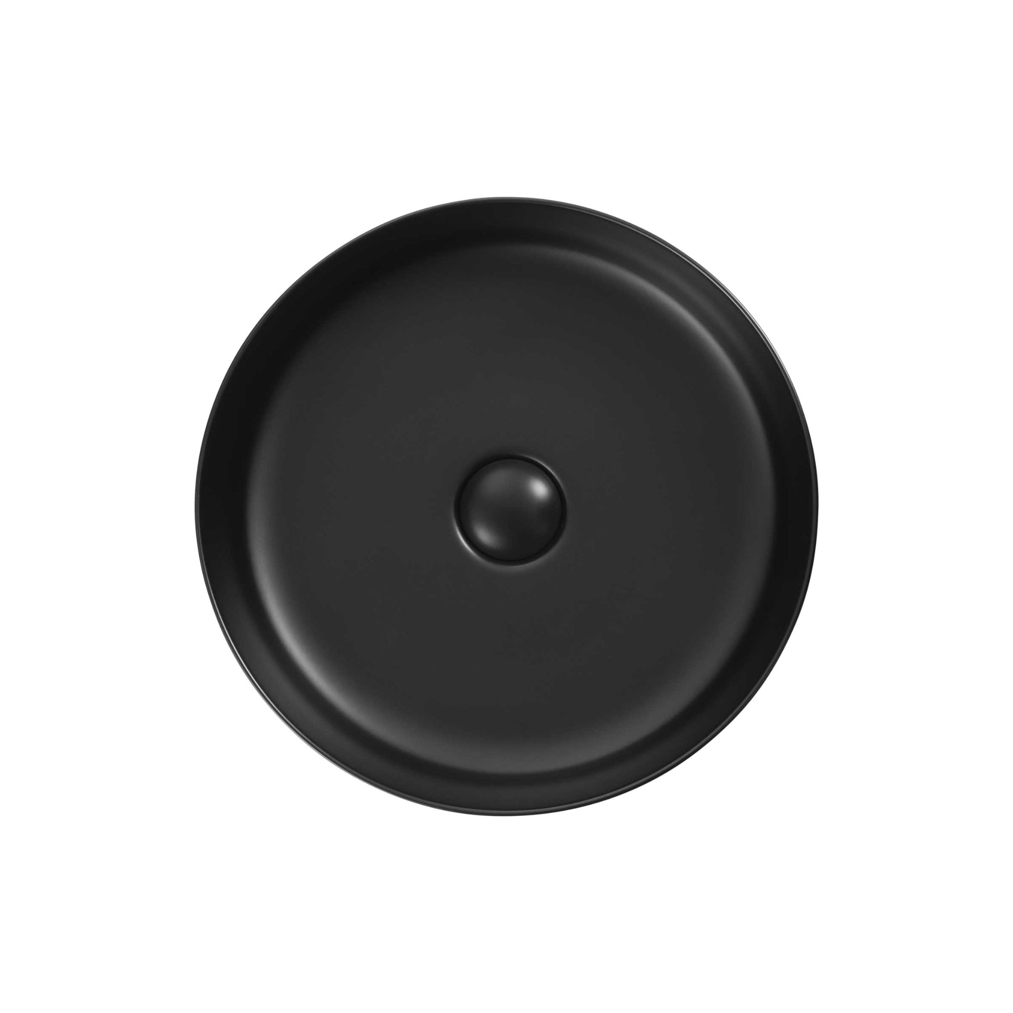 SEIMA AURORA 385 ABOVE COUNTER BASIN SILK MATTE BLACK 385MM