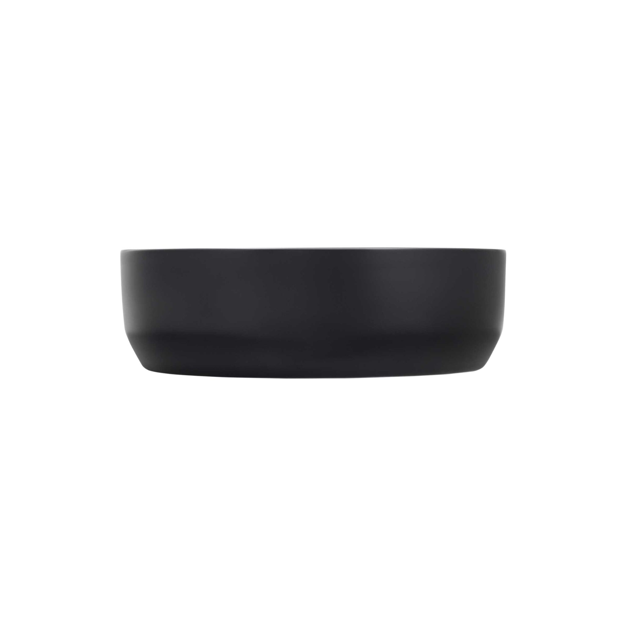 SEIMA AURORA 385 ABOVE COUNTER BASIN SILK MATTE BLACK 385MM