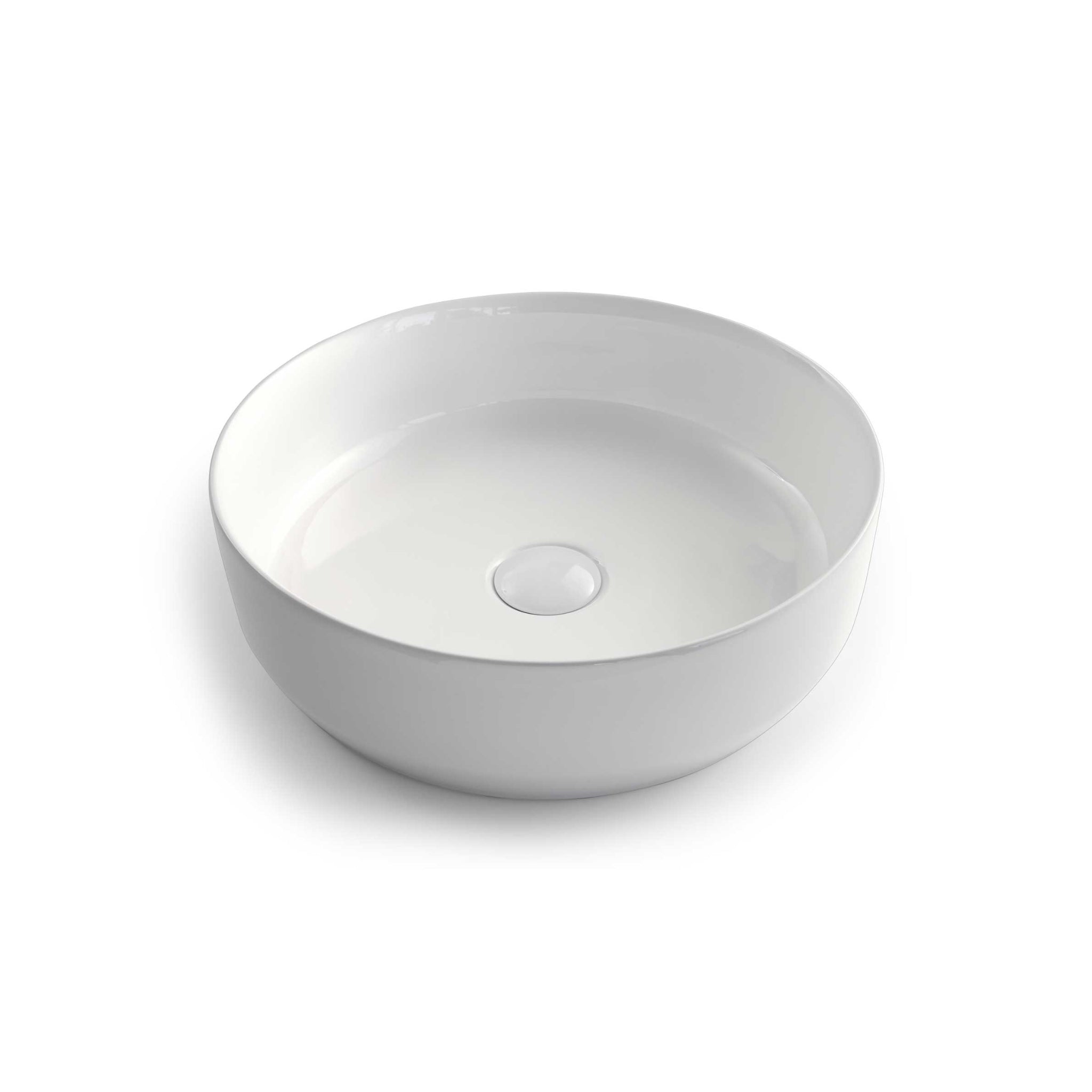 SEIMA AURORA 385 ABOVE COUNTER BASIN GLOSS WHITE 385MM