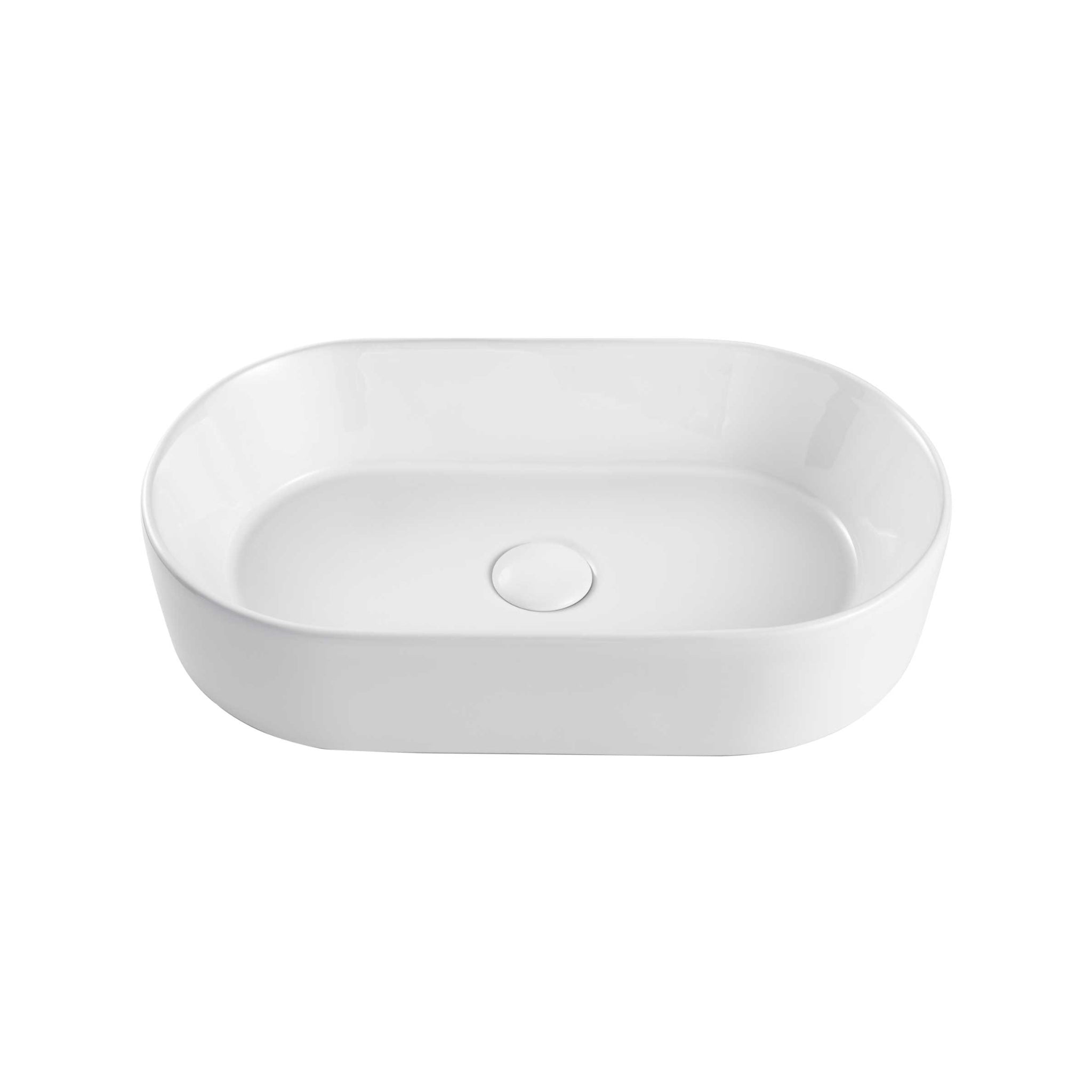 SEIMA AURORA 530 ABOVE COUNTER BASIN GLOSS WHITE 530MM