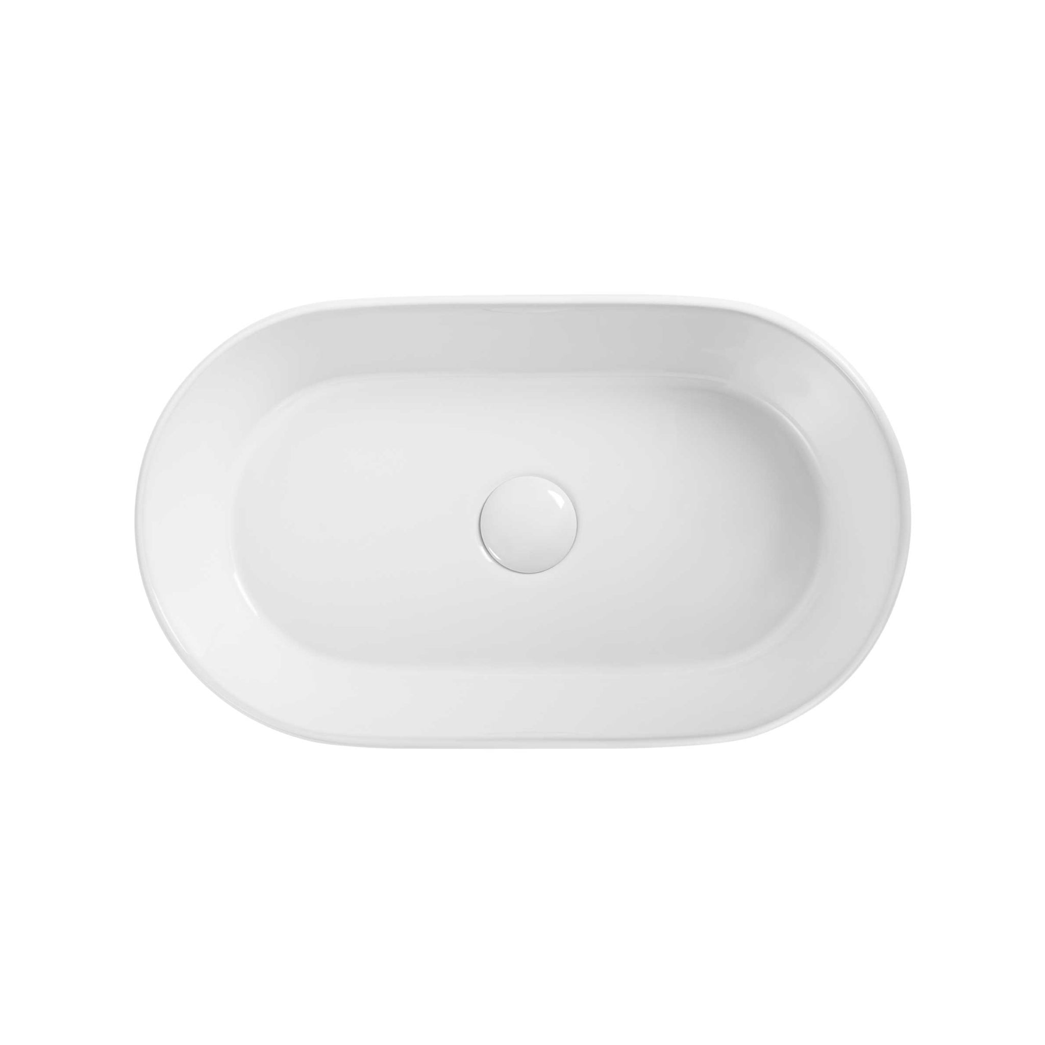 SEIMA AURORA 530 ABOVE COUNTER BASIN GLOSS WHITE 530MM