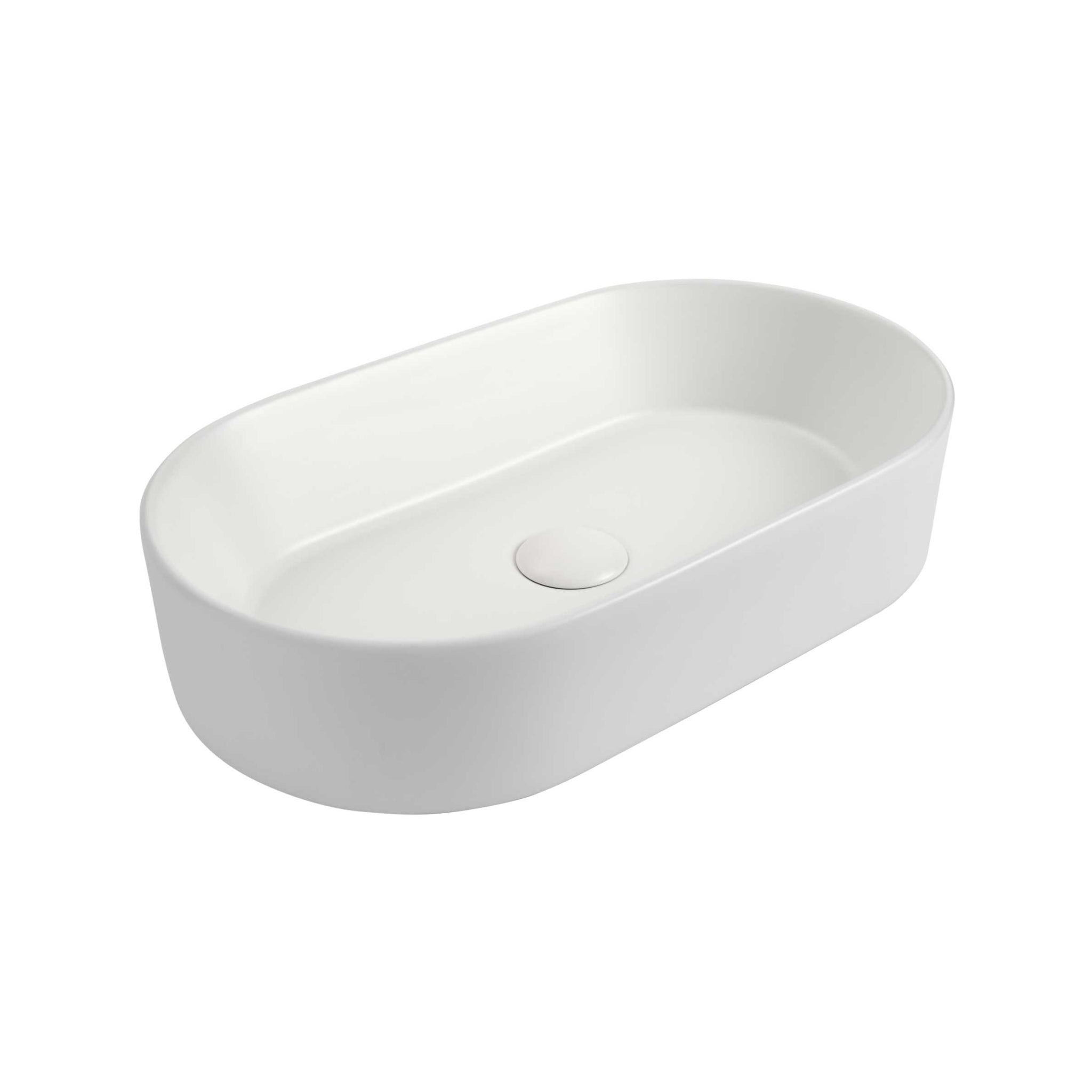 SEIMA AURORA 530 ABOVE COUNTER BASIN SILK MATTE WHITE 530MM