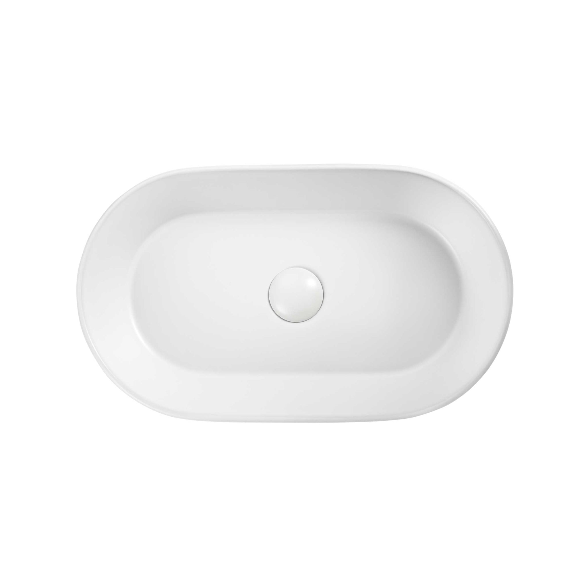 SEIMA AURORA 530 ABOVE COUNTER BASIN SILK MATTE WHITE 530MM