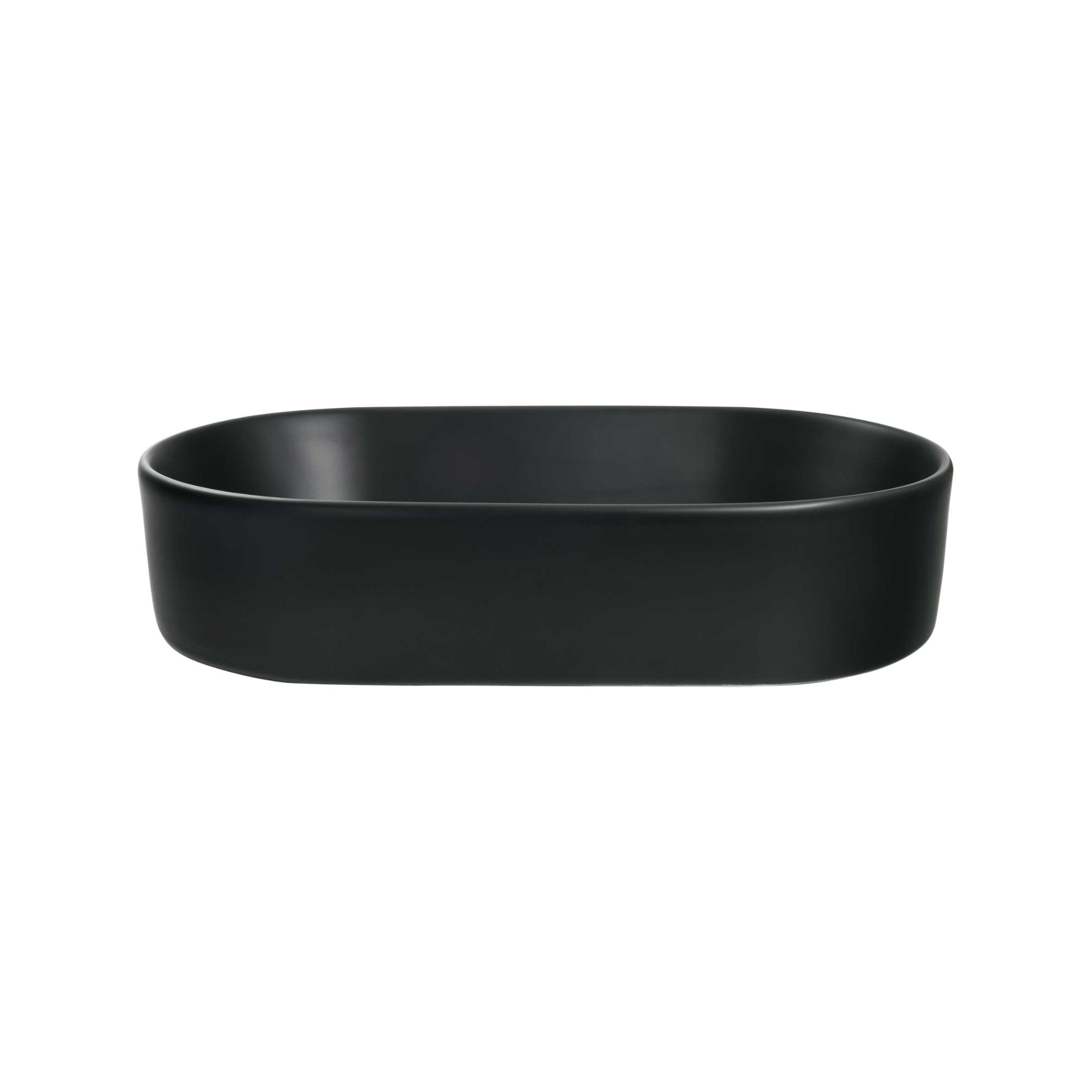 SEIMA AURORA 530 ABOVE COUNTER BASIN SILK MATTE BLACK 530MM