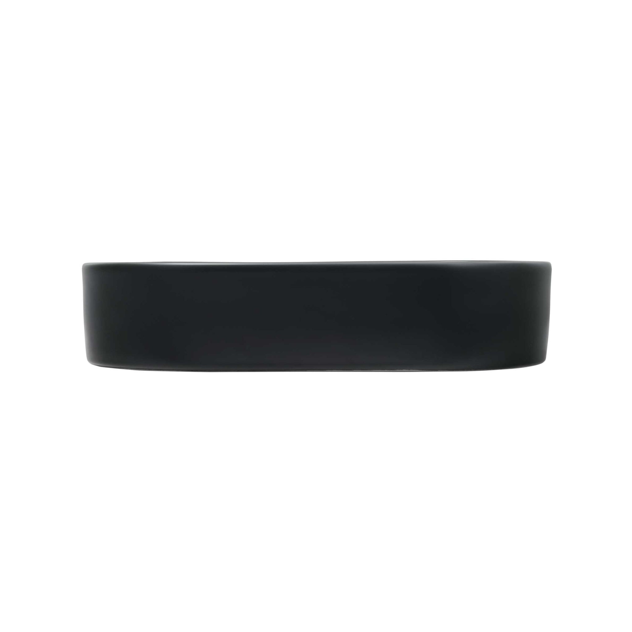 SEIMA AURORA 530 ABOVE COUNTER BASIN SILK MATTE BLACK 530MM