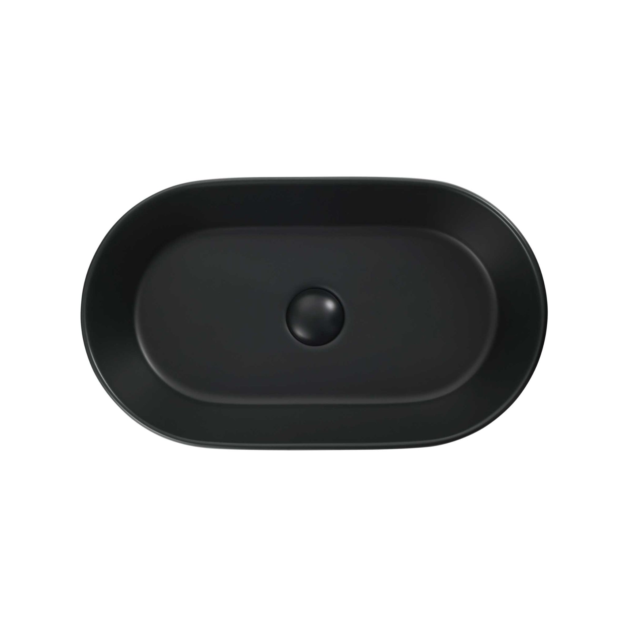 SEIMA AURORA 530 ABOVE COUNTER BASIN SILK MATTE BLACK 530MM