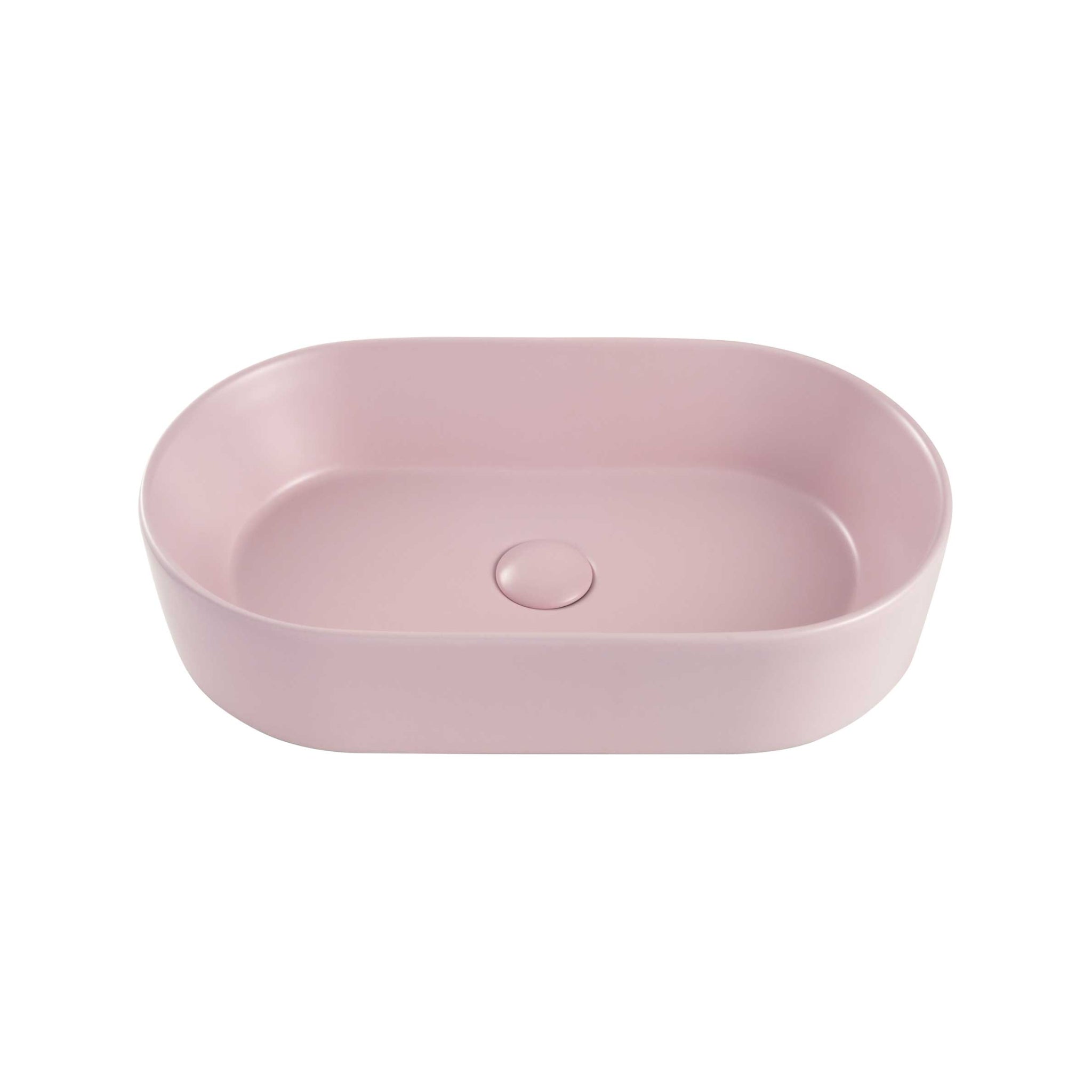 SEIMA AURORA 530 ABOVE COUNTER BASIN SILK MATTE ROSE QUARTZ 530MM