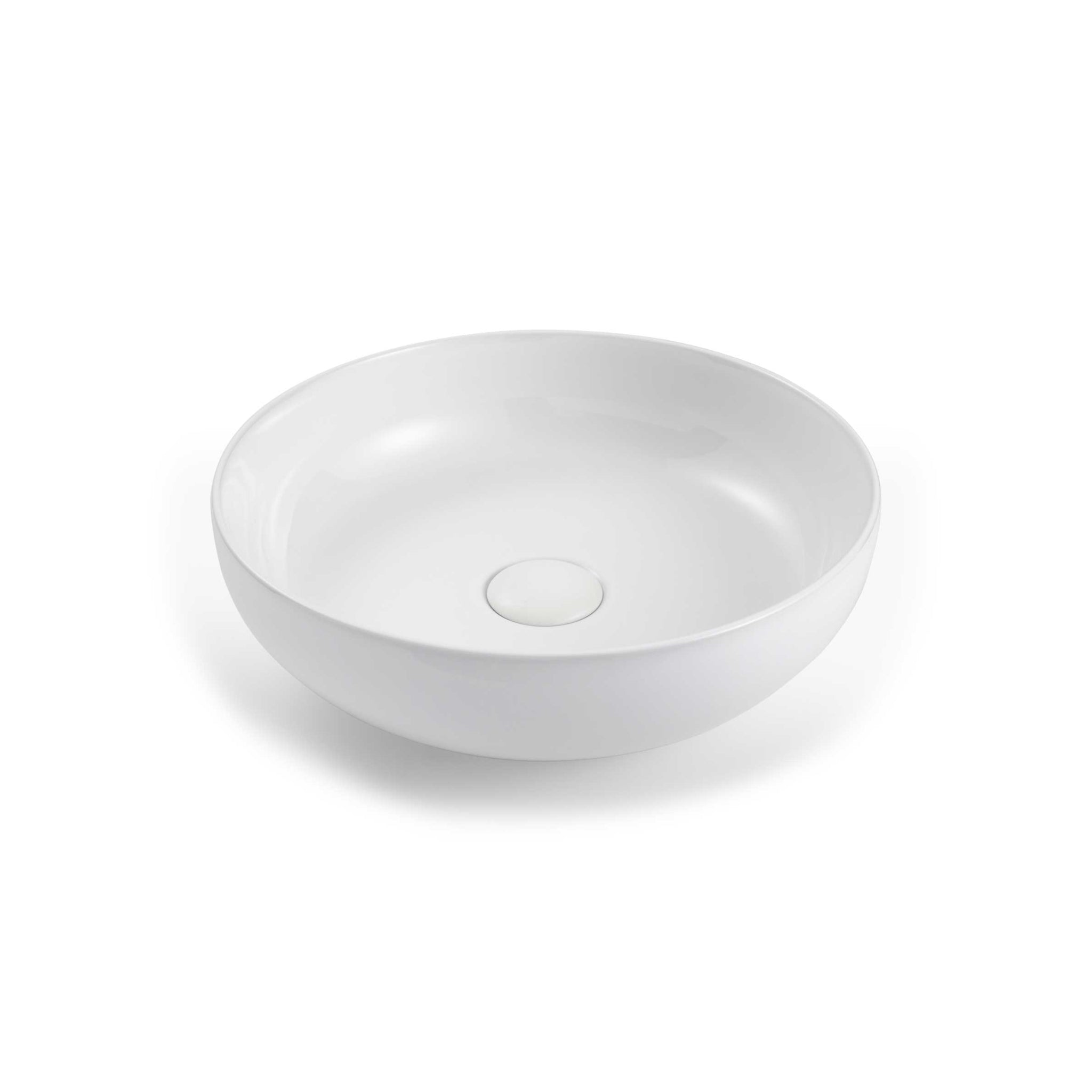 SEIMA AURORA 380 ABOVE COUNTER BASIN GLOSS WHITE 380MM