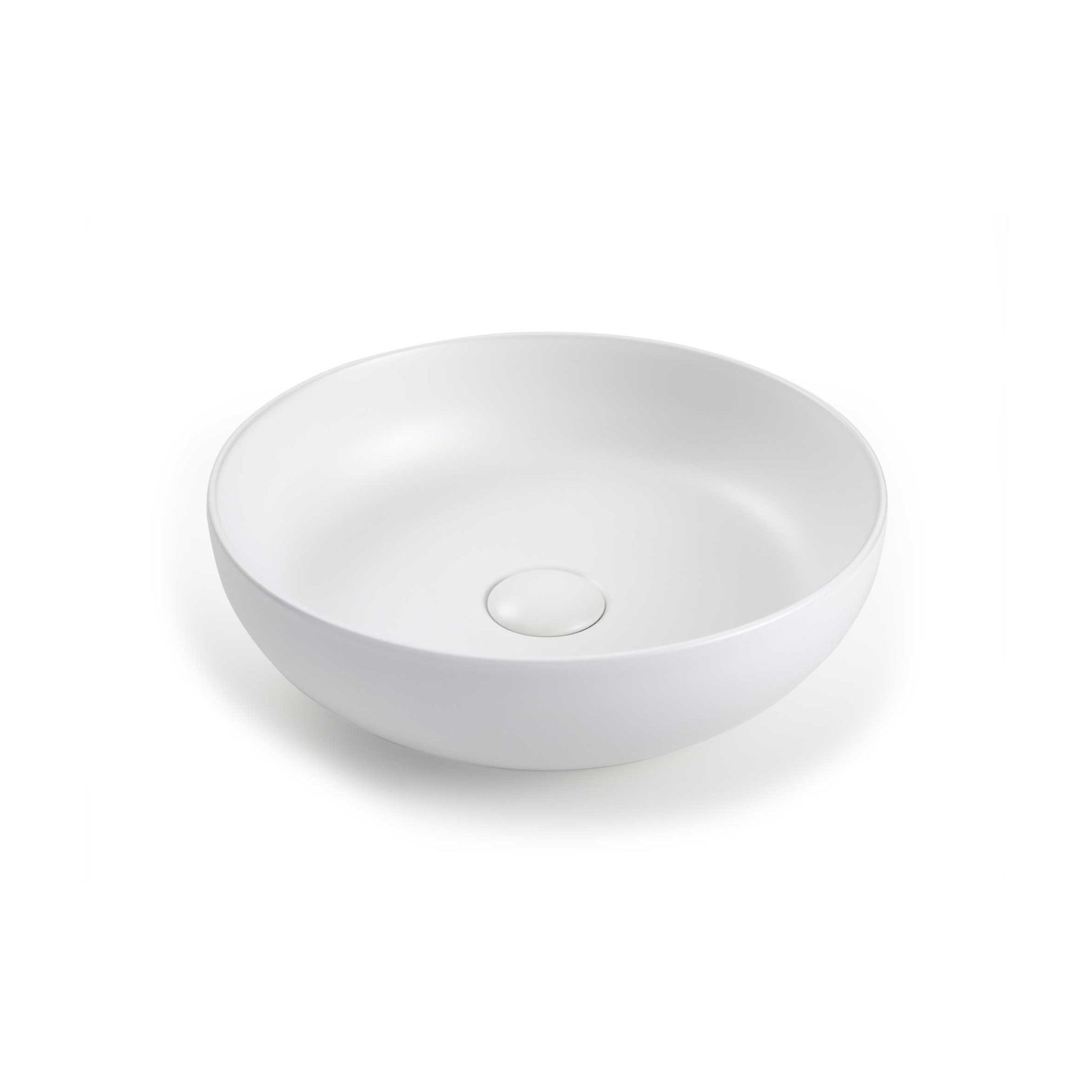 SEIMA AURORA 380 ABOVE COUNTER BASIN SILK MATTE WHITE 380MM