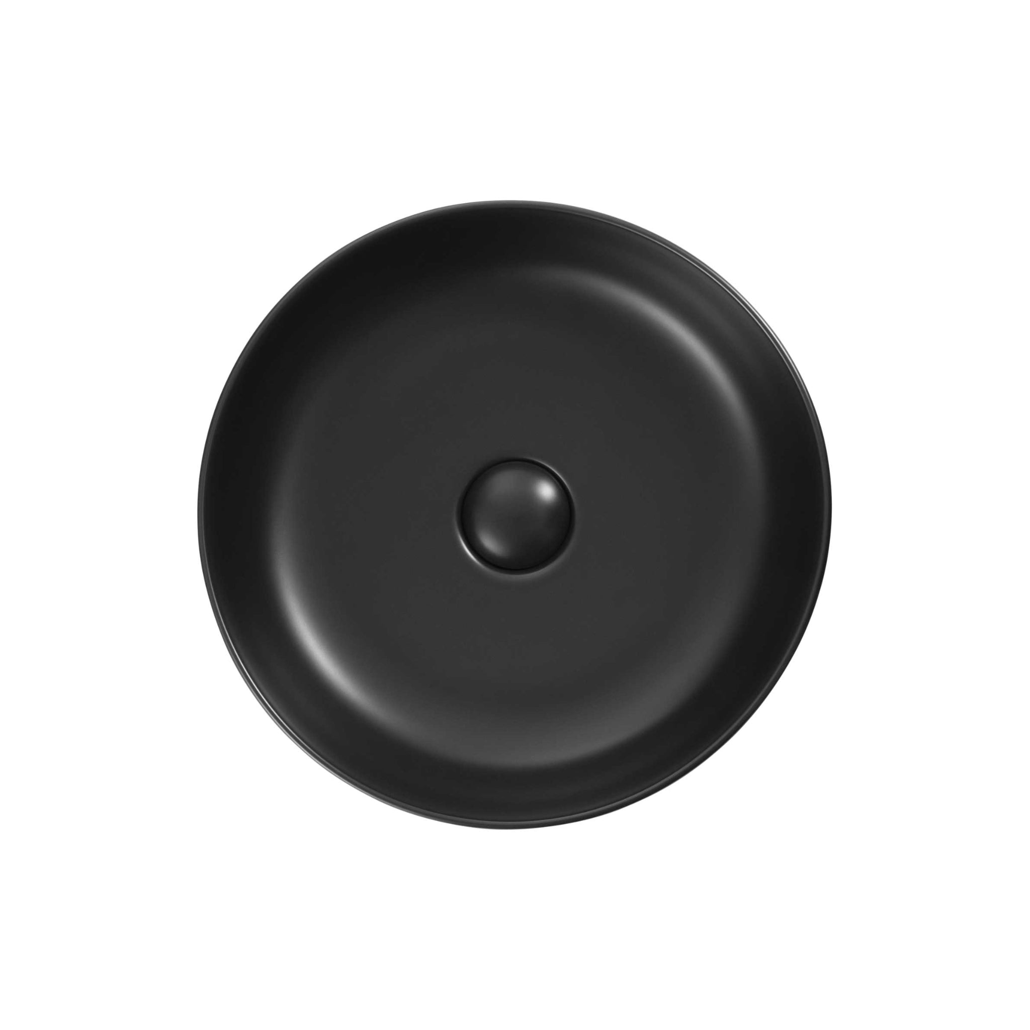 SEIMA AURORA 380 ABOVE COUNTER BASIN SILK MATTE BLACK 380MM