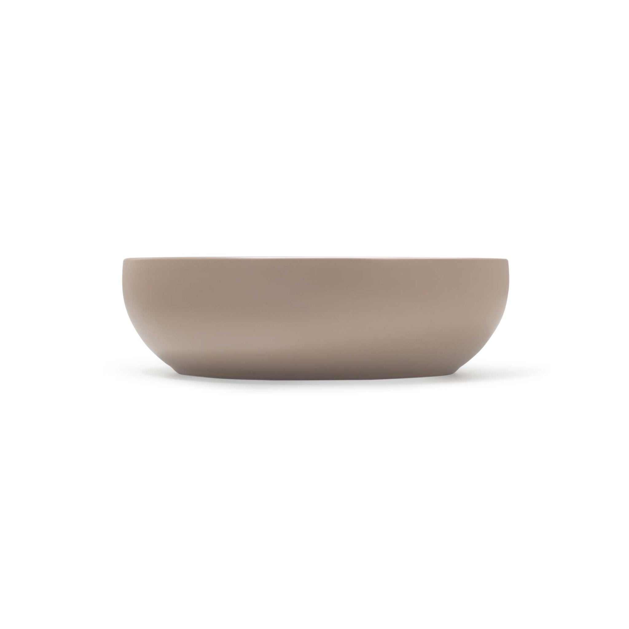 SEIMA AURORA 380 ABOVE COUNTER BASIN SILK MATTE SMOKY TAUPE 380MM