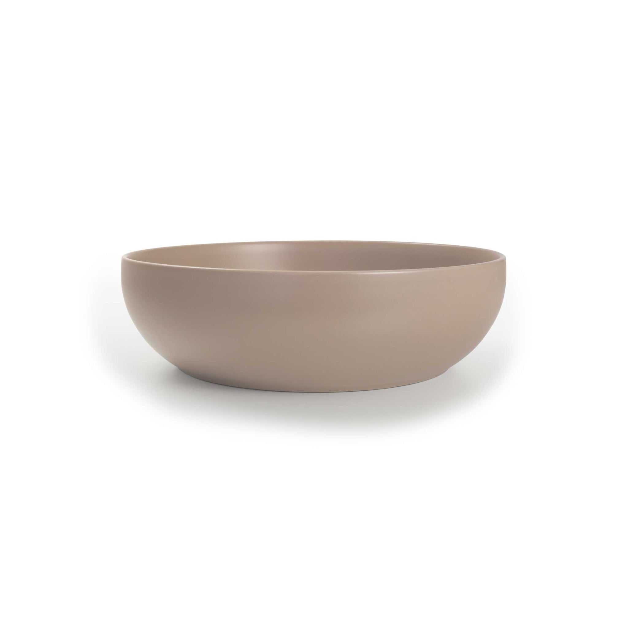 SEIMA AURORA 380 ABOVE COUNTER BASIN SILK MATTE SMOKY TAUPE 380MM