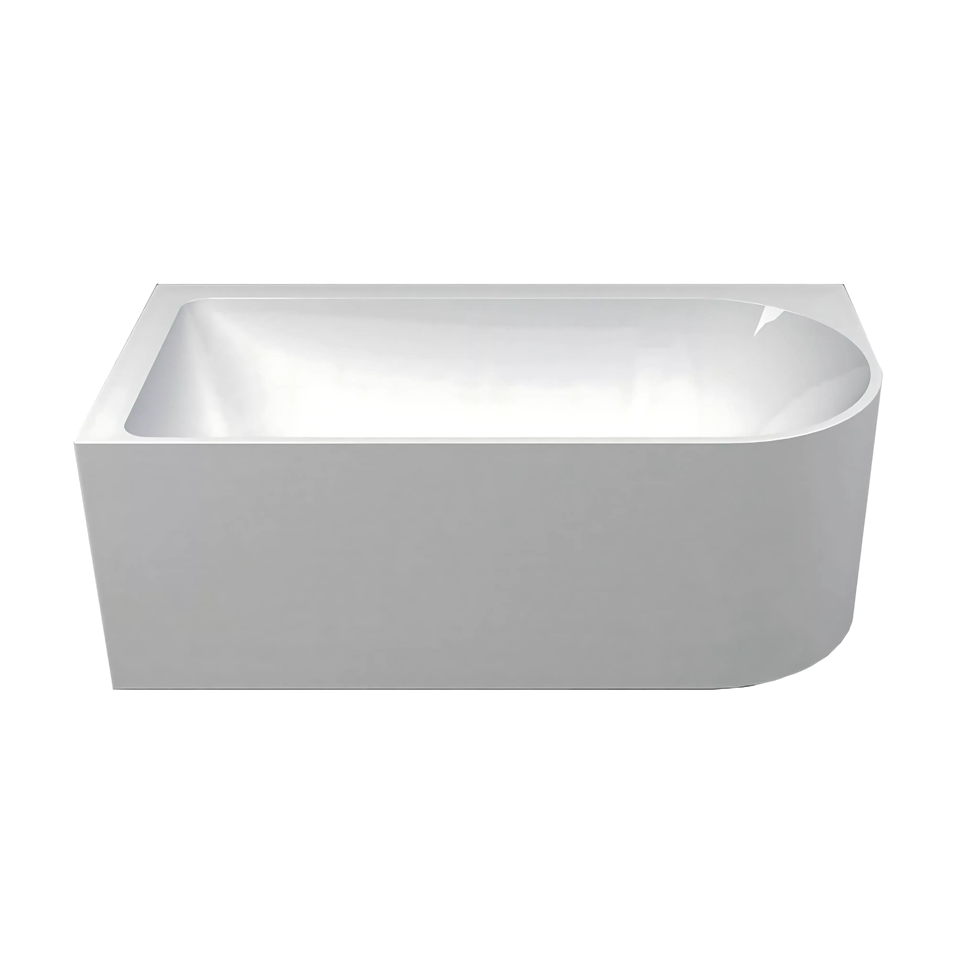 SEIMA PLATI 110 LEFT CORNER BATHTUB GLOSS WHITE 1500MM