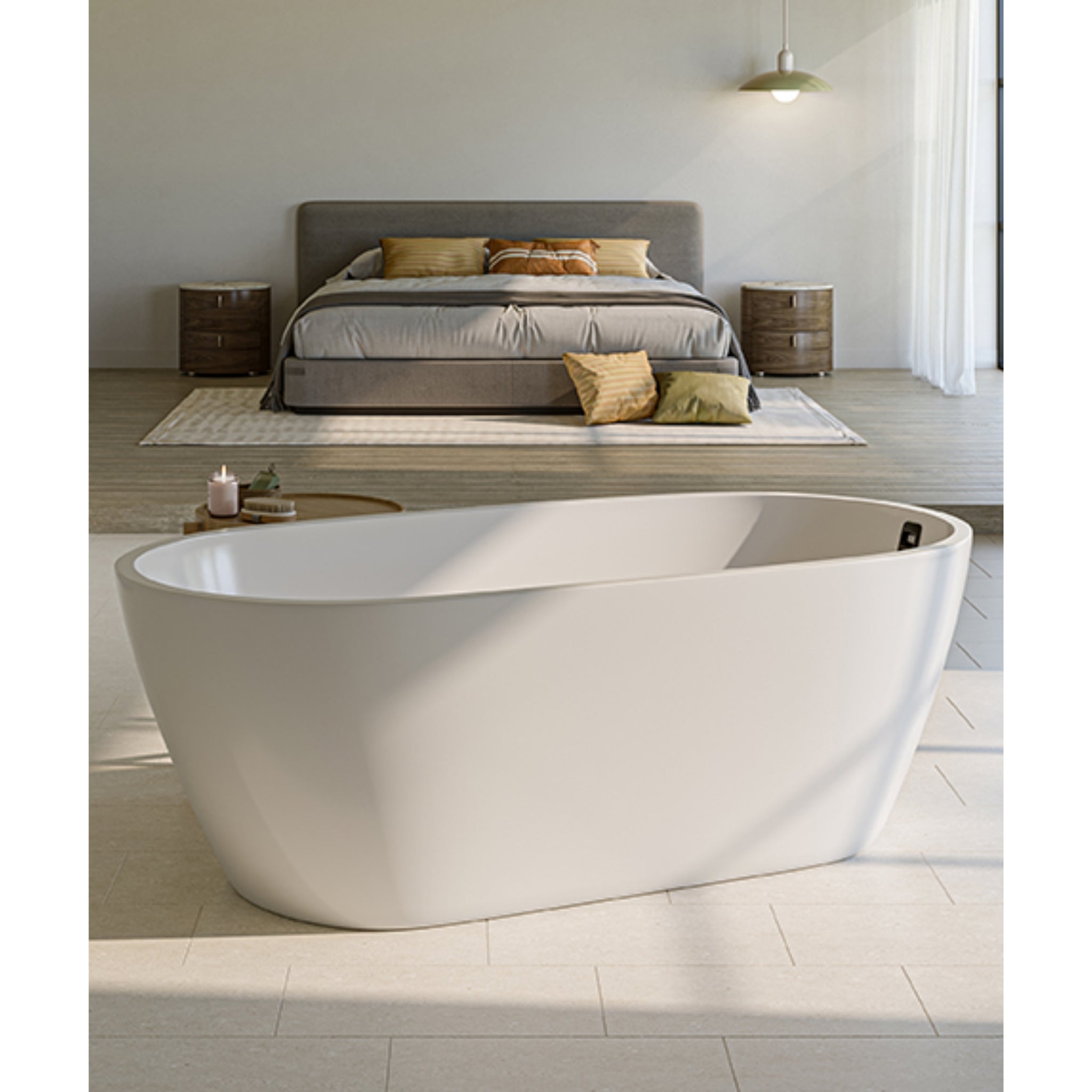 SEIMA ARKO 120 FREESTANDING BATHTUB MATTE WHITE (AVAILABLE IN 1500MM AND 1700MM)