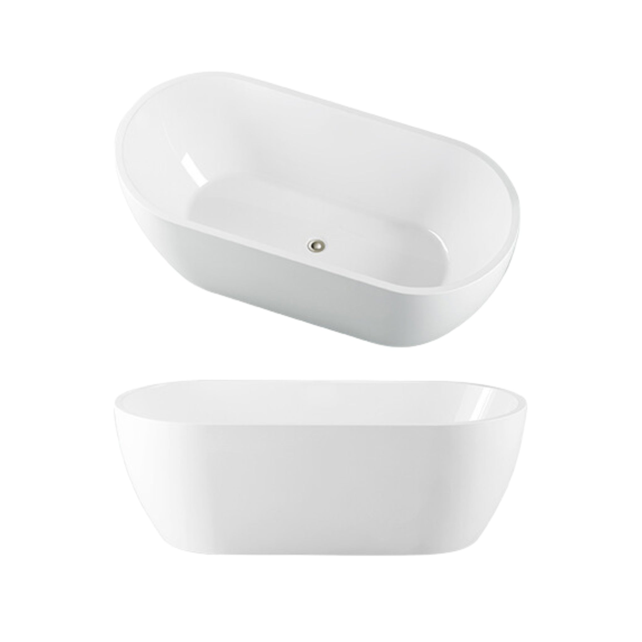 SEIMA ARKO 120 FREESTANDING BATHTUB WITH SMARTFILL SYSTEM GLOSS WHITE (AVAILABLE IN 1500MM AND 1700MM)