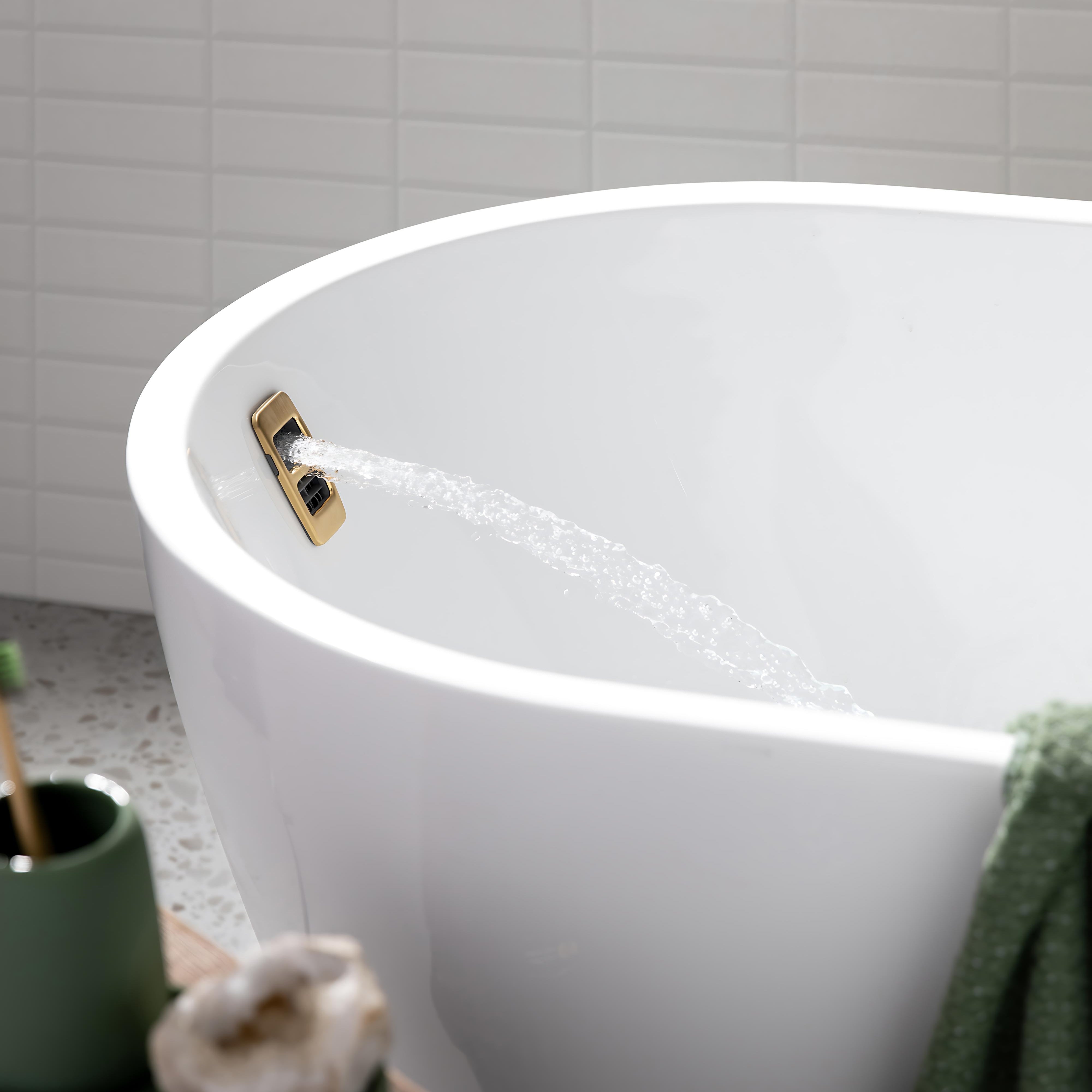 SEIMA ARKO 120 FREESTANDING BATHTUB WITH SMARTFILL SYSTEM MATTE WHITE (AVAILABLE IN 1500MM AND 1700MM)