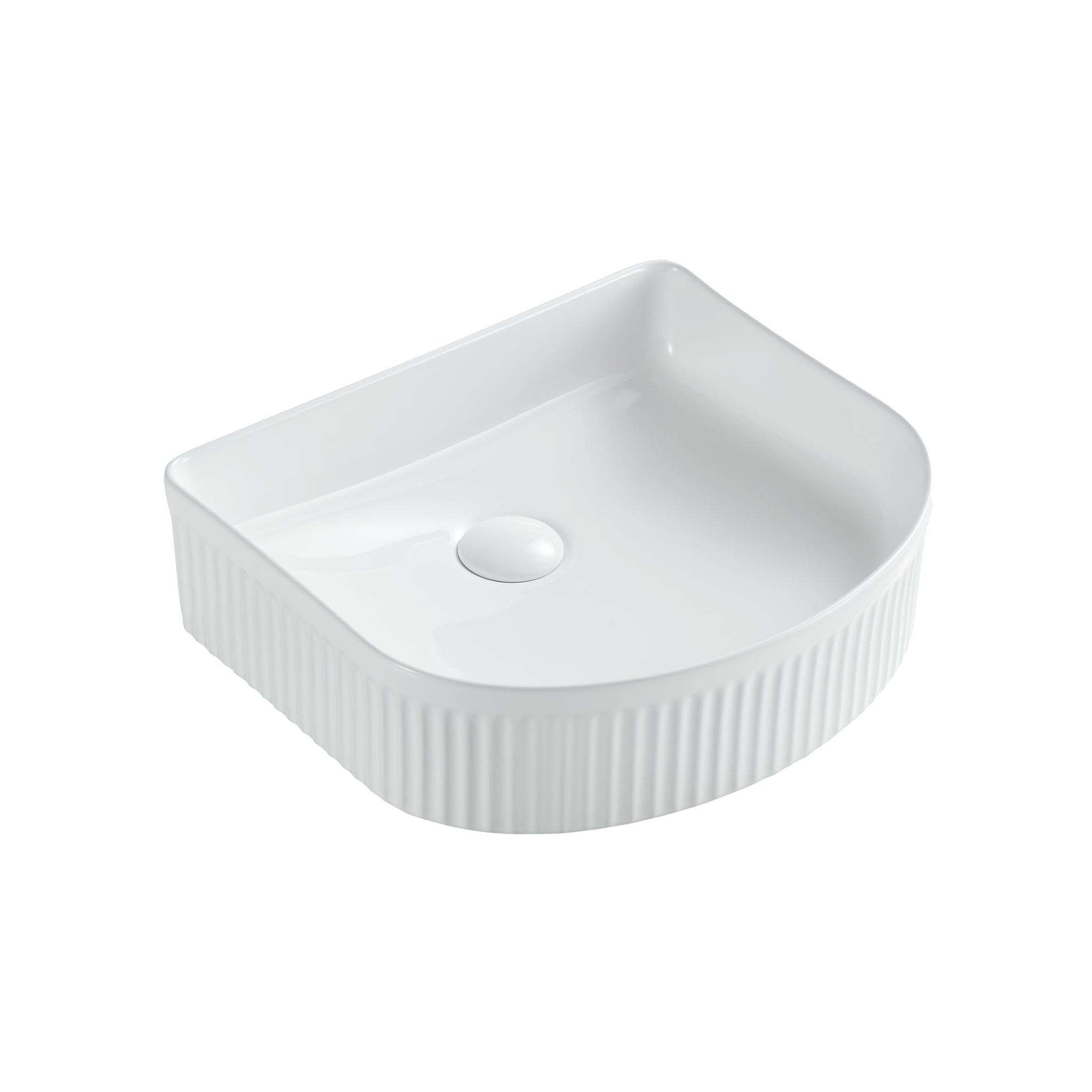 SEIMA CLEO 410 ABOVE COUNTER BASIN GLOSS WHITE 415MM