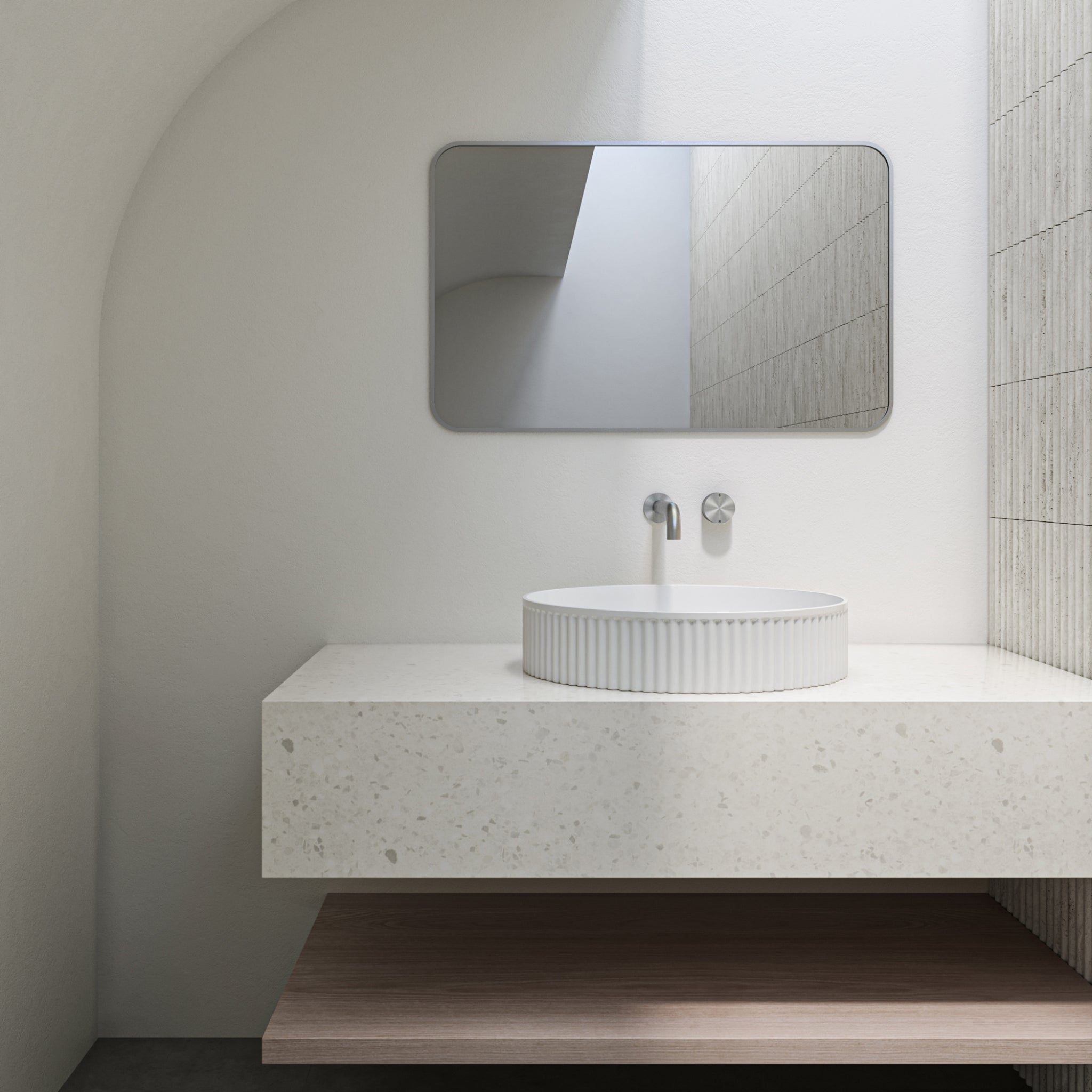 SEIMA CLEO 400 ABOVE COUNTER BASIN GLOSS WHITE 400MM