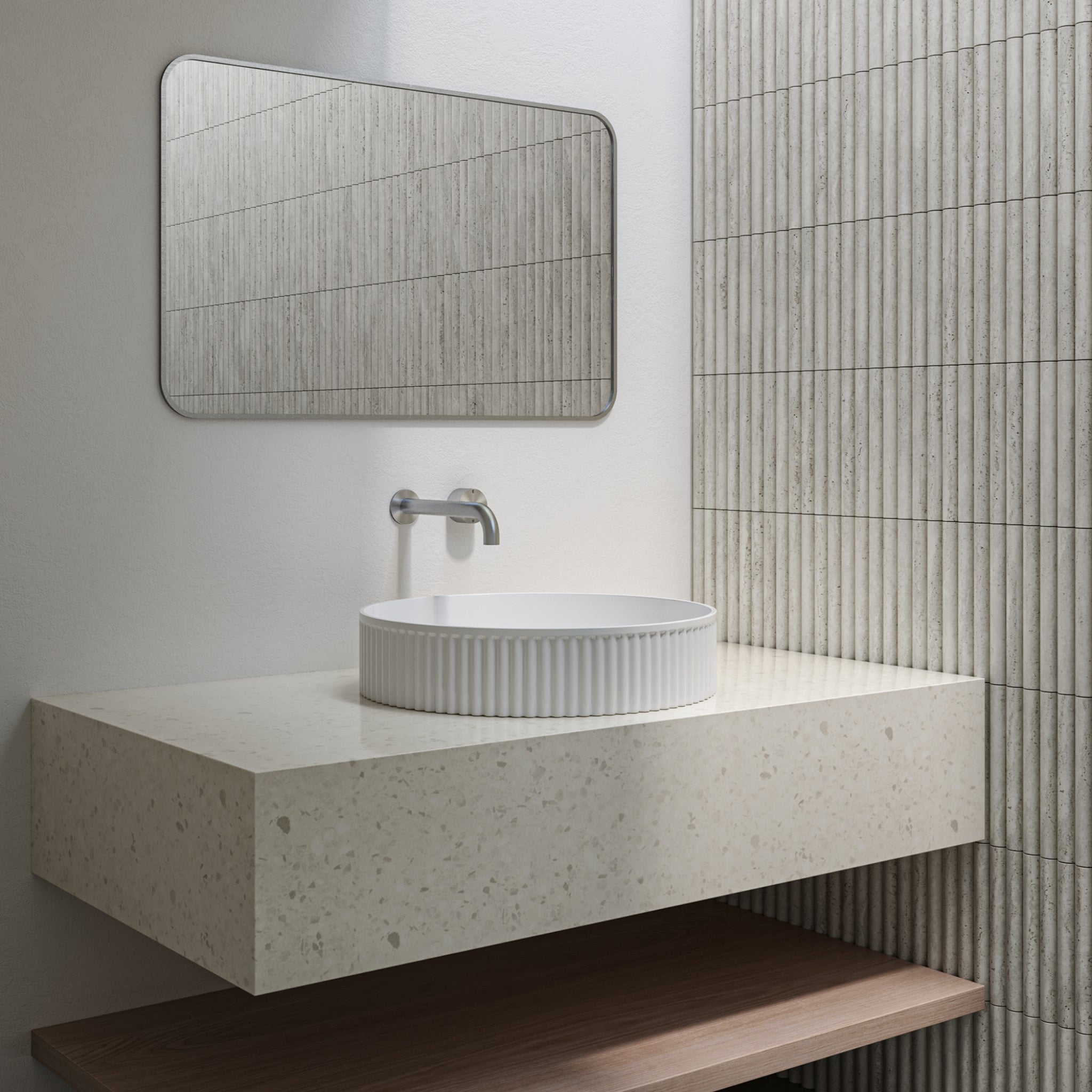 SEIMA CLEO 400 ABOVE COUNTER BASIN SILK MATTE WHITE 400MM