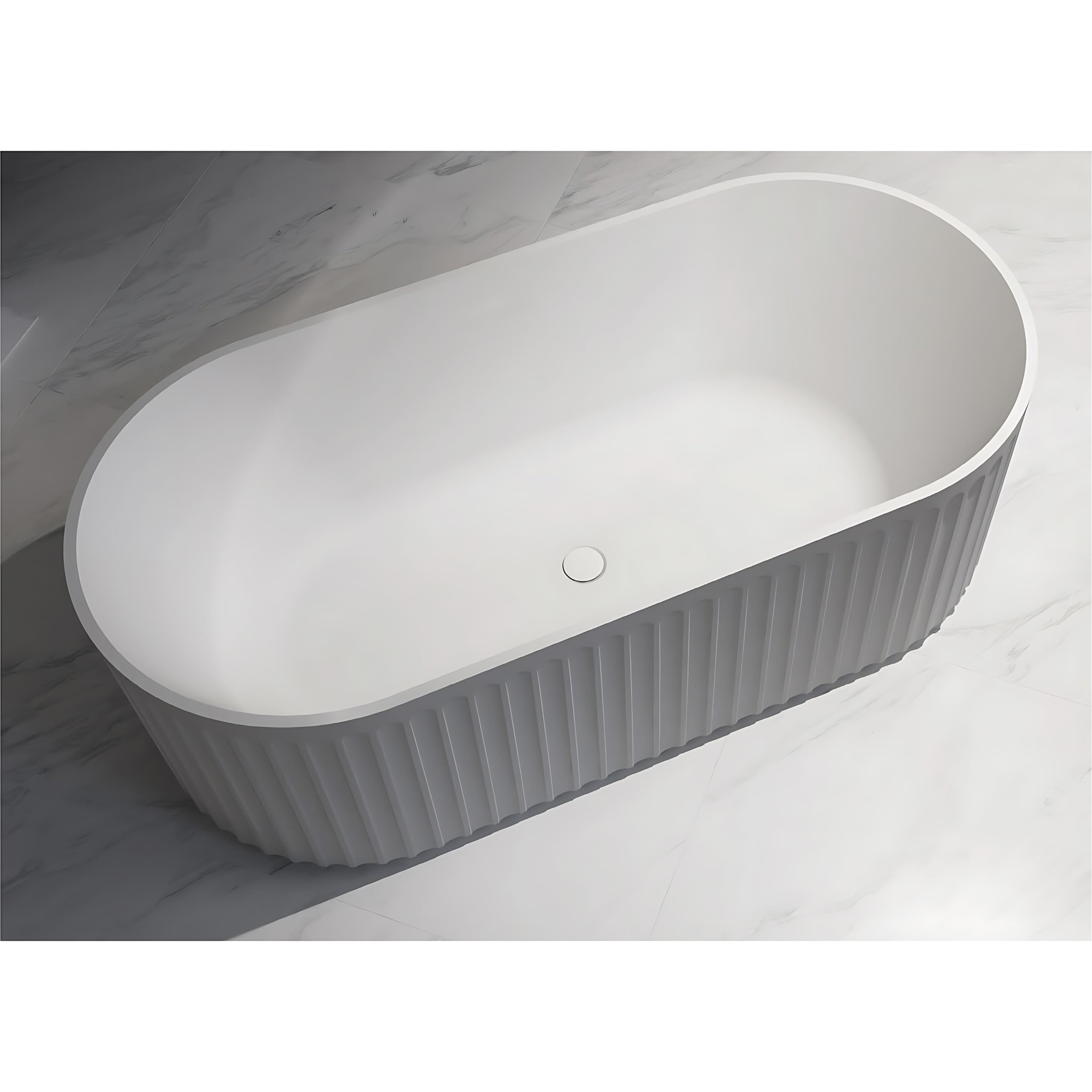 SEIMA CLEO 100 FREESTANDING BATHTUB MATTE WHITE (AVAILABLE IN 1500MM AND 1700MM)