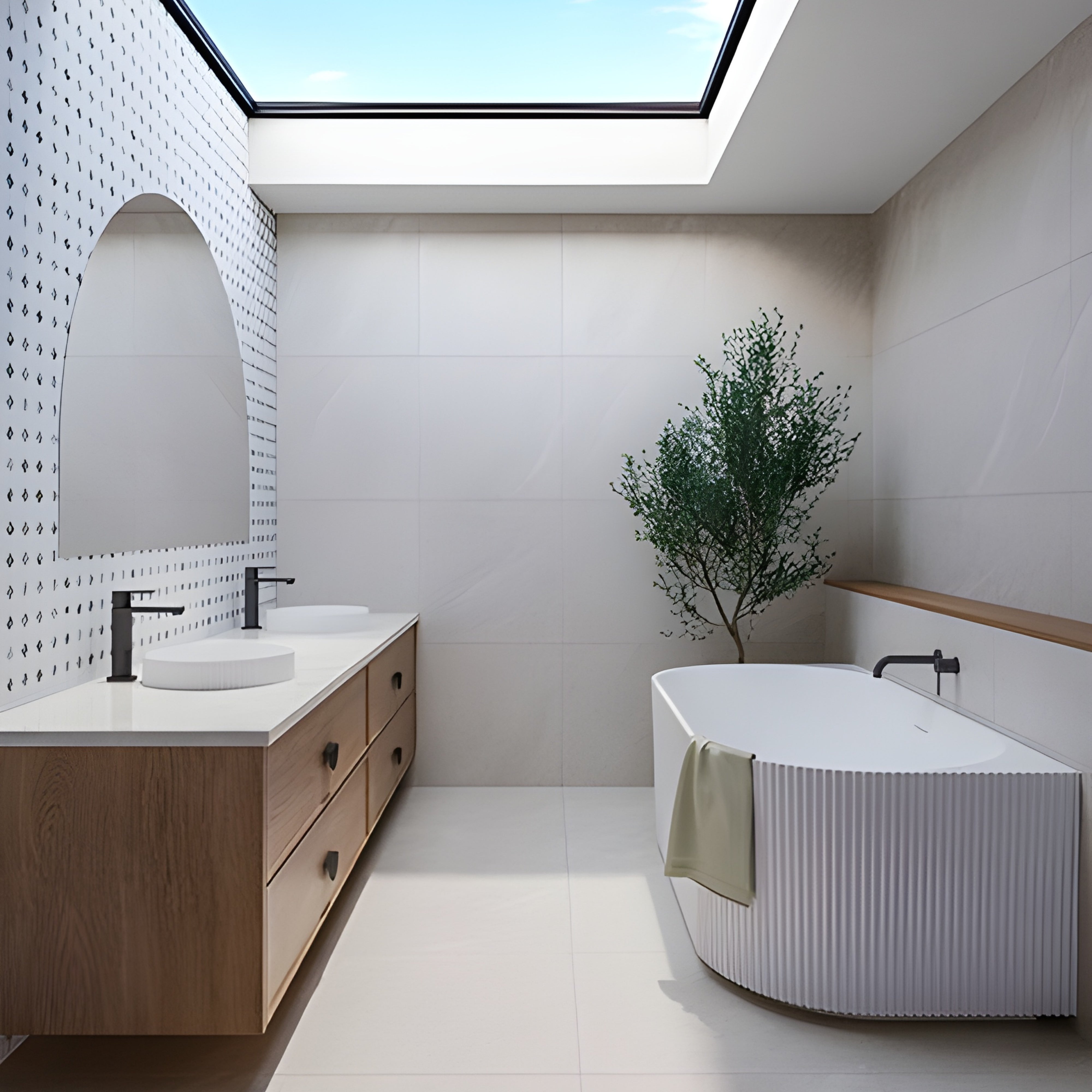 SEIMA CLEO 115 BACK-TO-WALL BATHTUB WITH OVERFLOW MATTE WHITE (AVAILABLE IN 1500MM AND 1700MM)