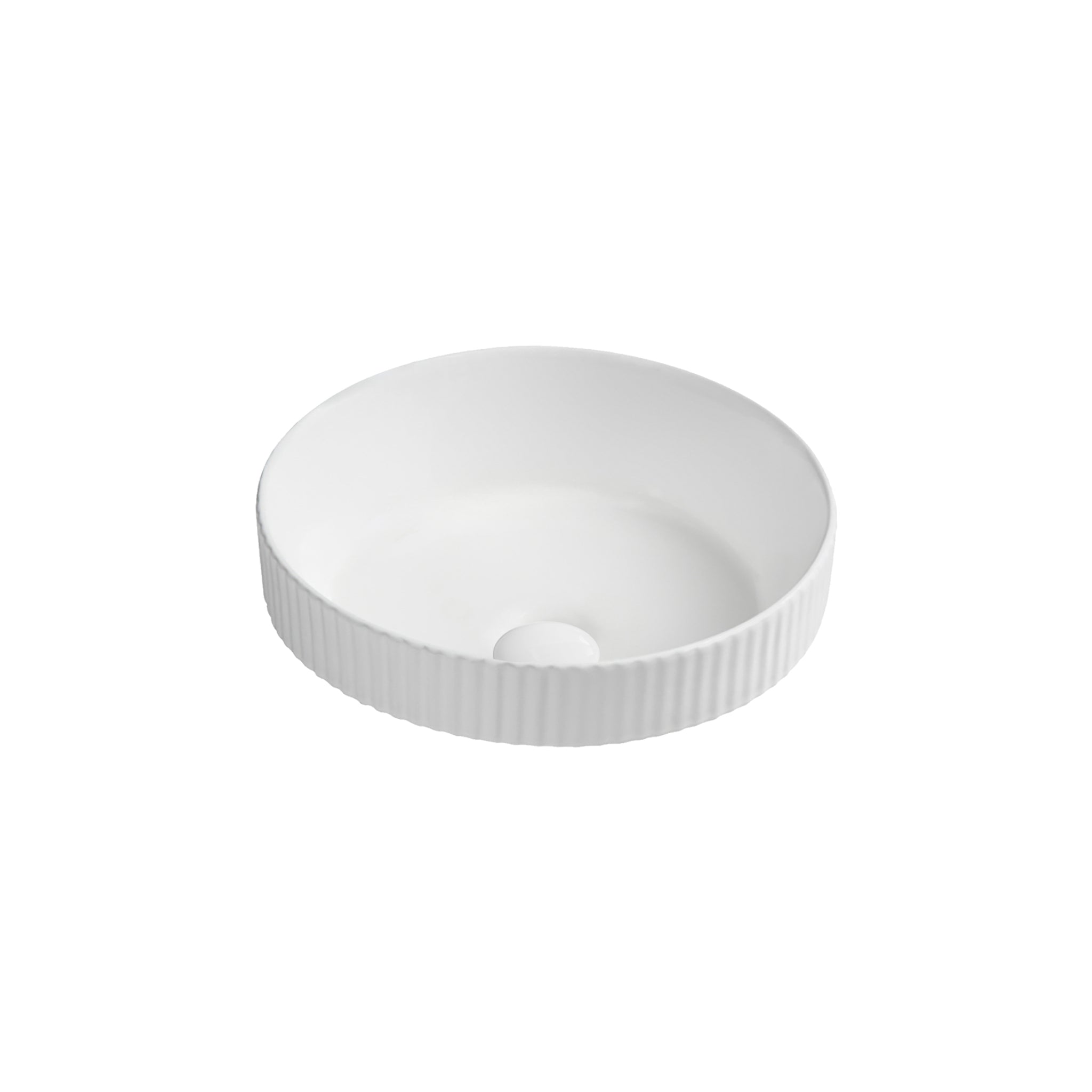 SEIMA CLEO 380 SEMI-INSET BASIN GLOSS WHITE 380MM