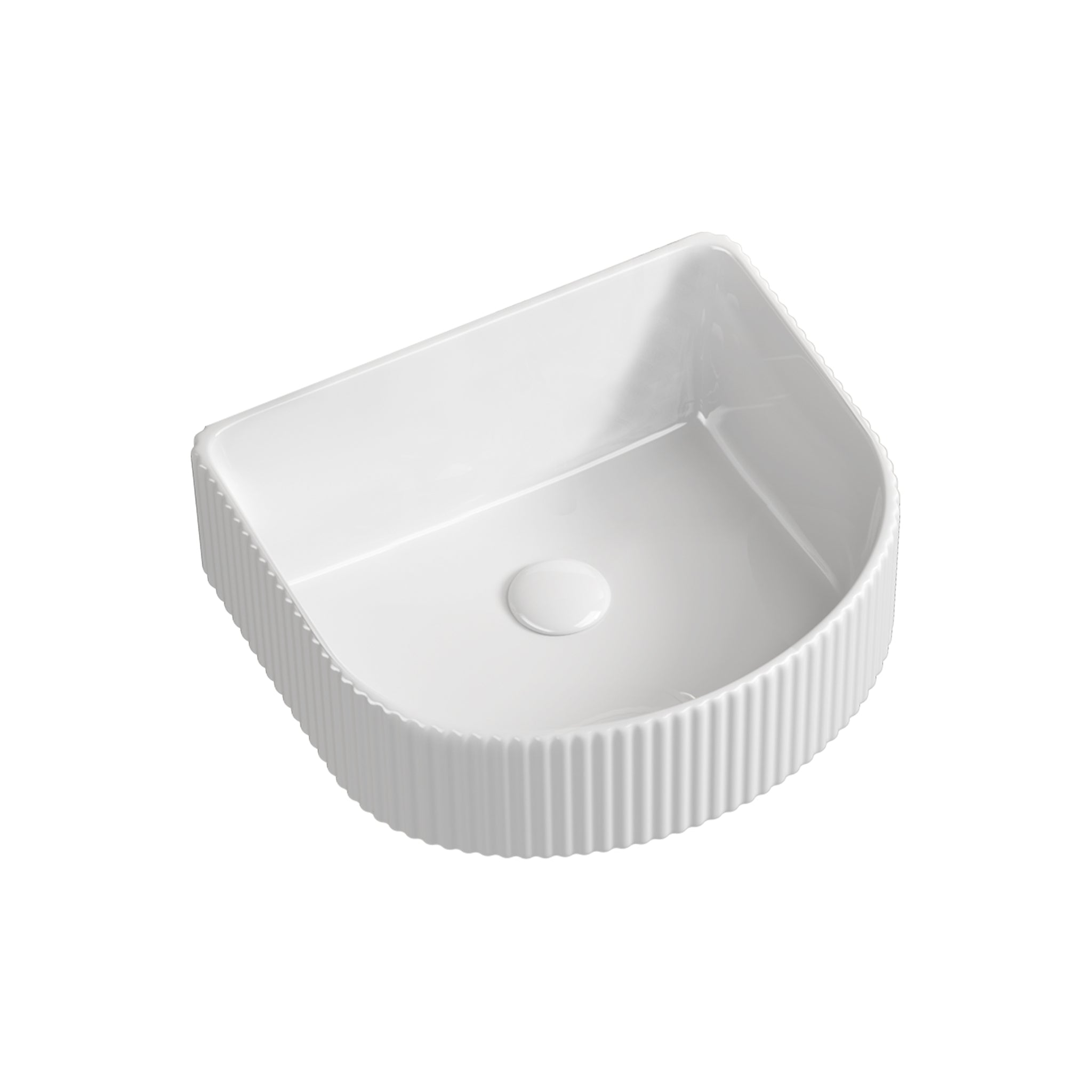 SEIMA CLEO 402 WALL HUNG BASIN GLOSS WHITE 400MM