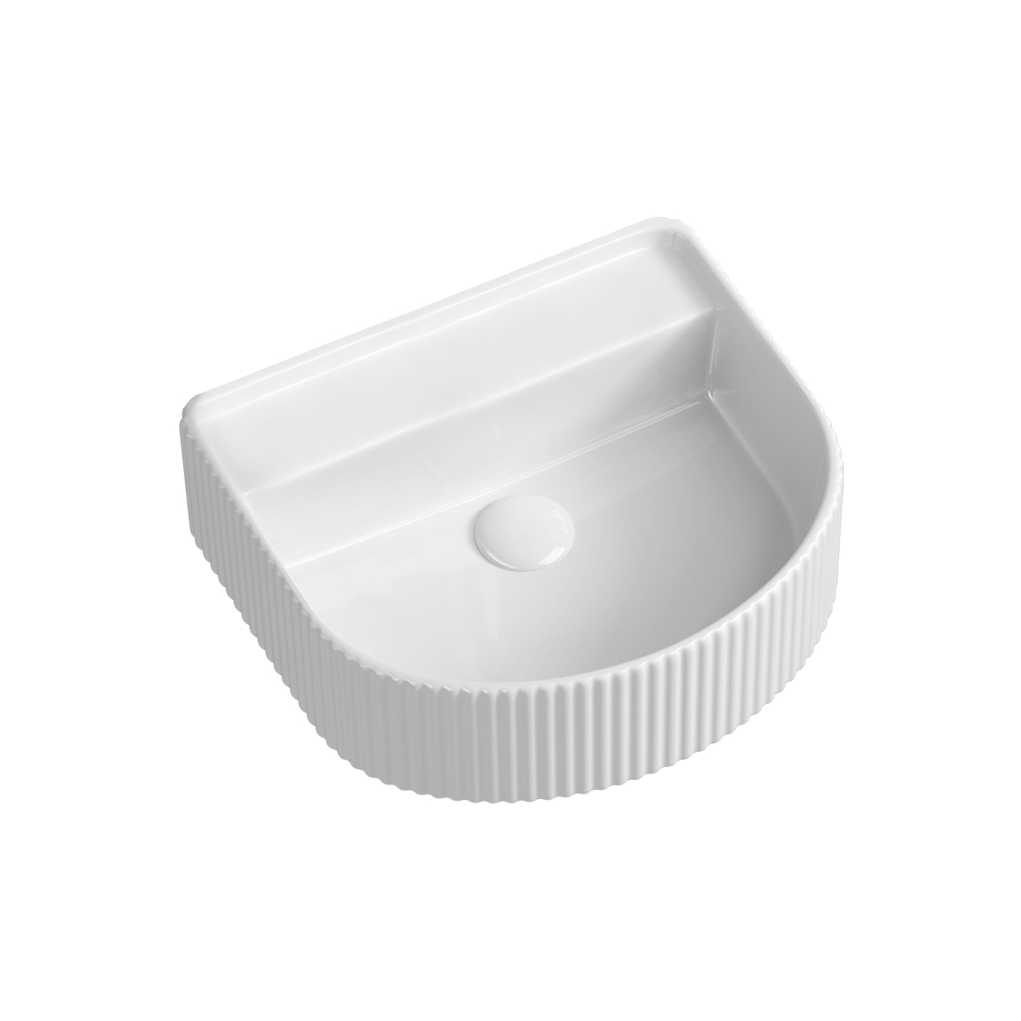 SEIMA CLEO 404 WALL HUNG BASIN GLOSS WHITE 430MM