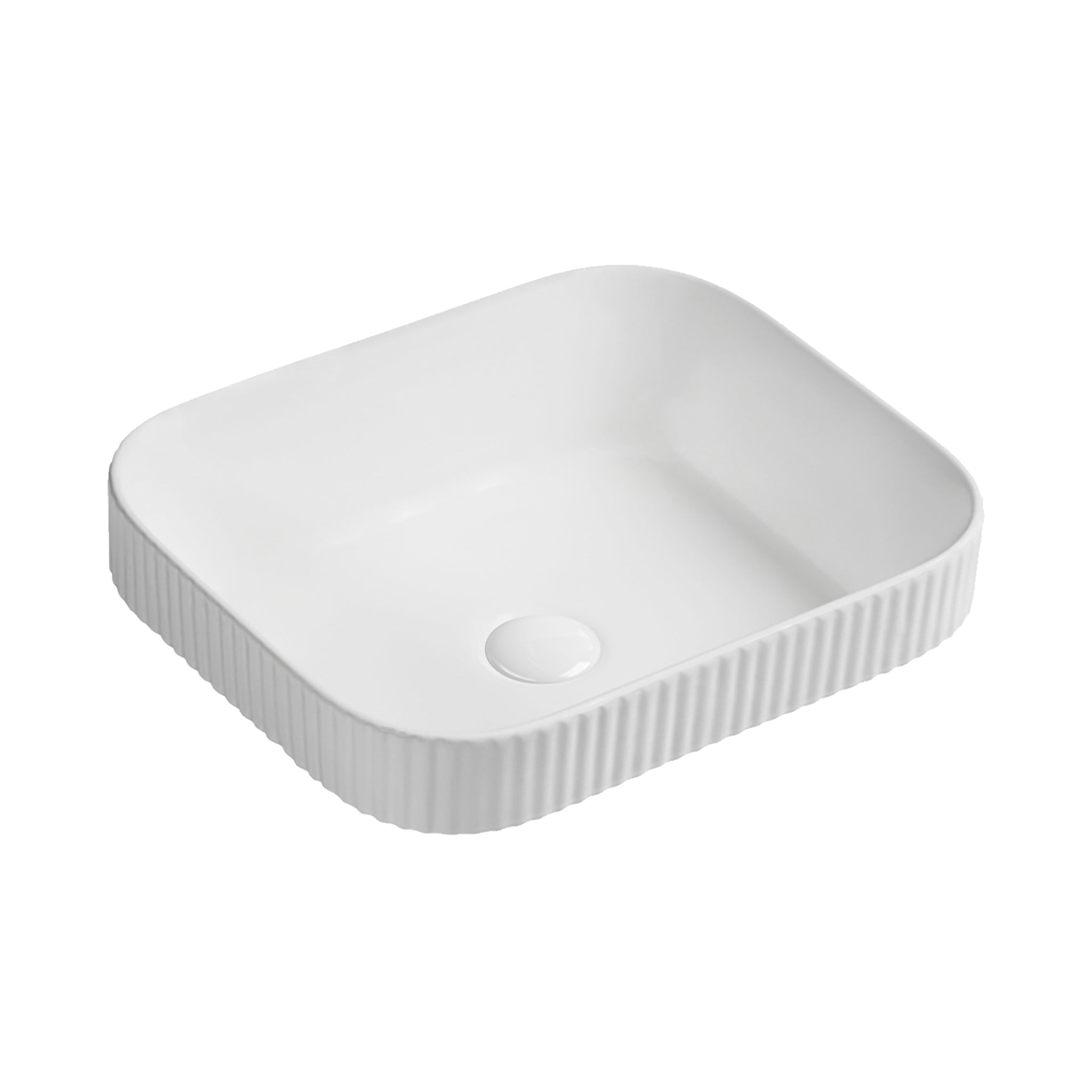 SEIMA CLEO 450 SEMI-INSET BASIN SILK MATTE WHITE 450MM